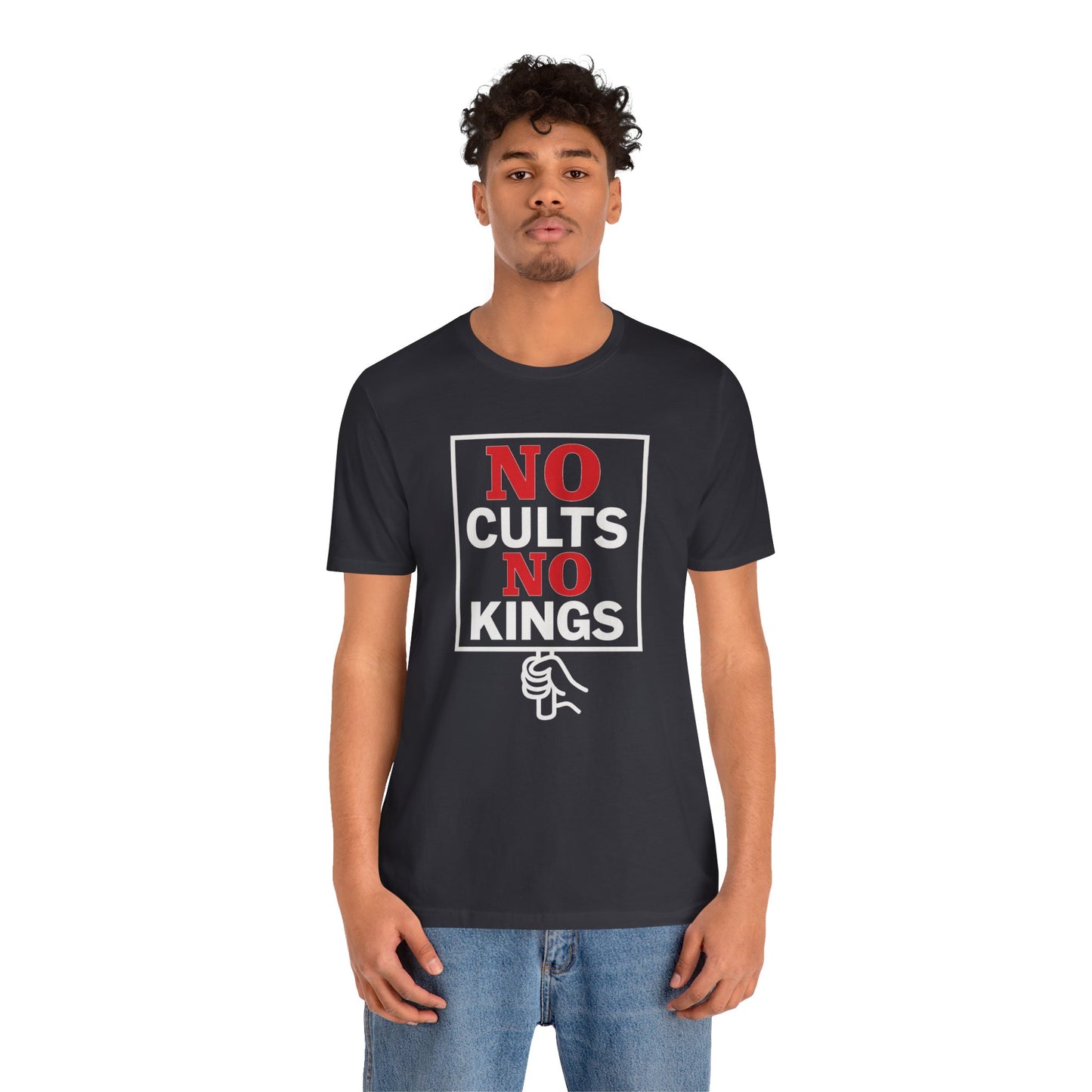 No Cults, No Kings – Unisex Protest Tee (Size XS-4XL)