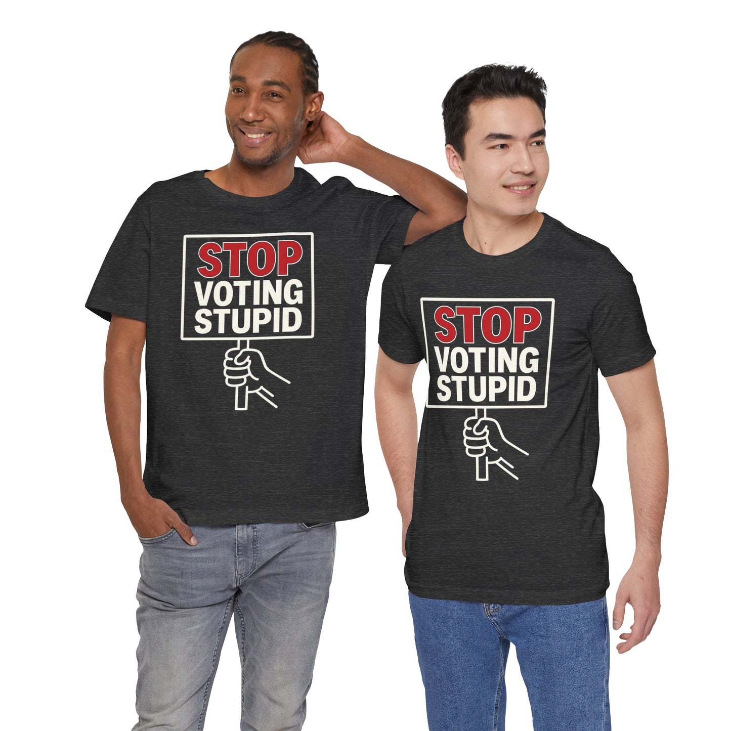 Stop Voting Stupid – Unisex Protest Tee (Size XS-4XL)