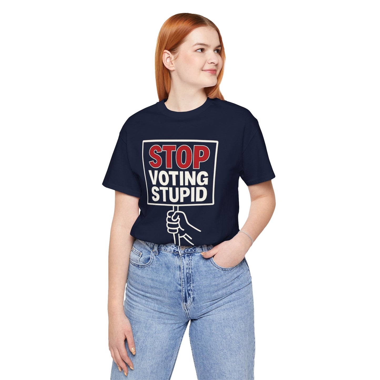 Stop Voting Stupid – Unisex Protest Tee (Size XS-4XL)