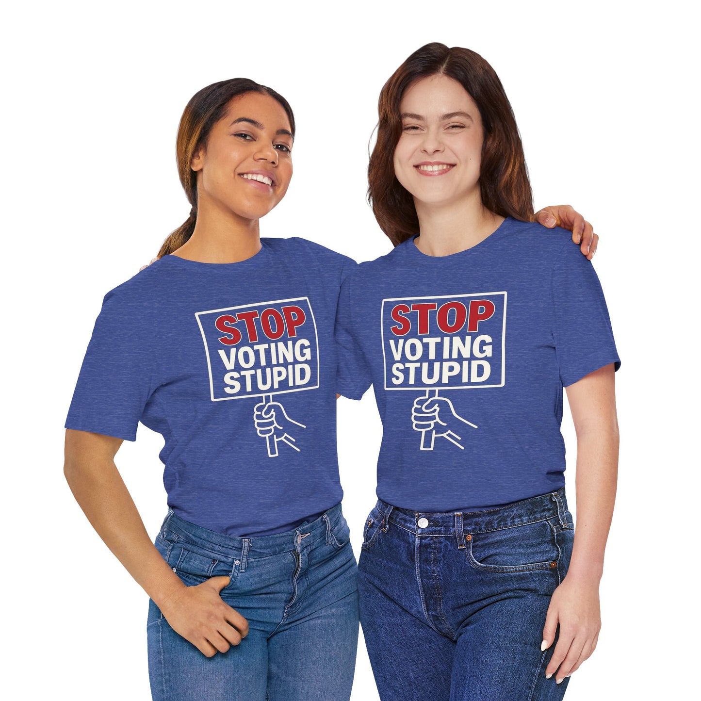 Stop Voting Stupid – Unisex Protest Tee (Size XS-4XL)