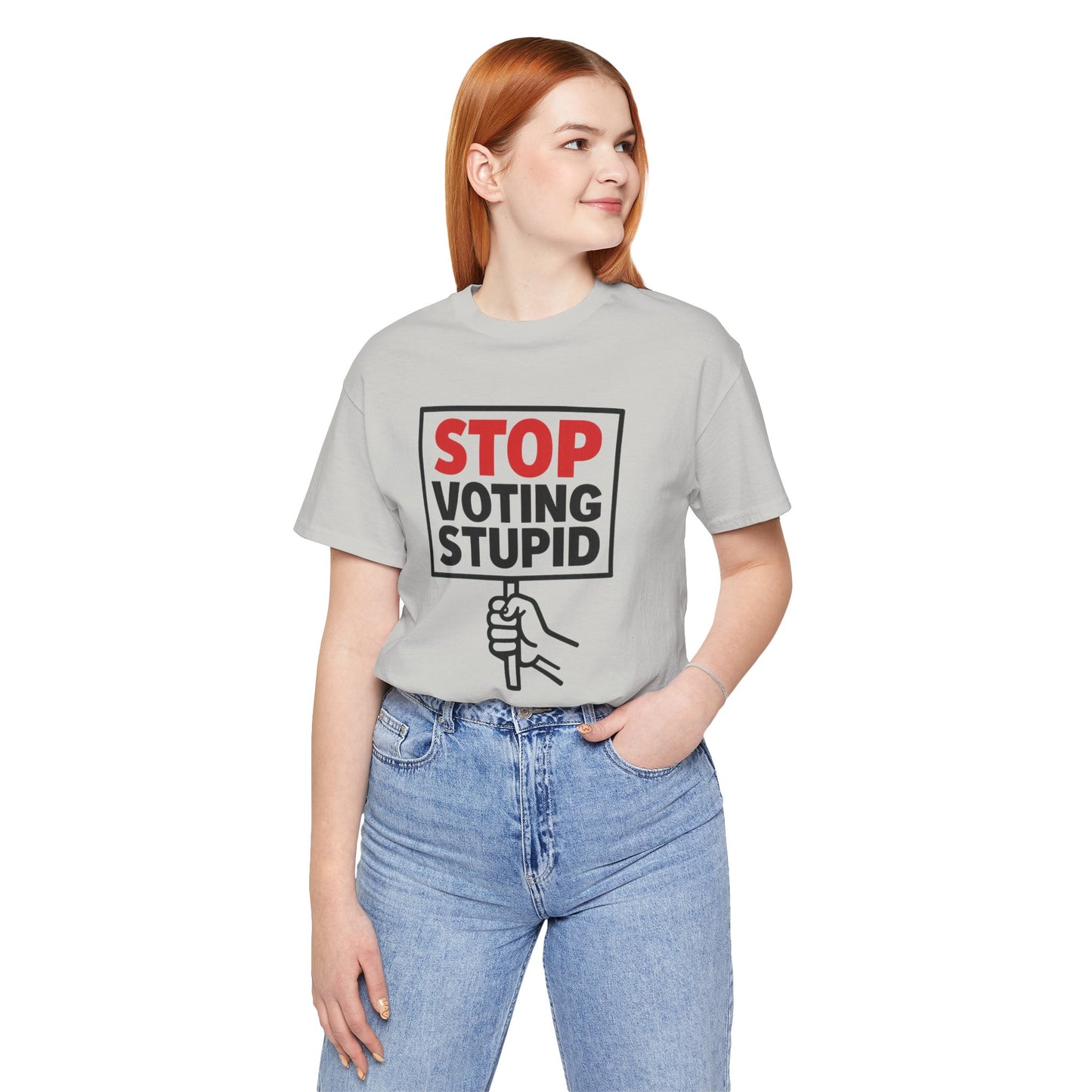 Stop Voting Stupid – Unisex Protest Tee (Size XS-4XL)