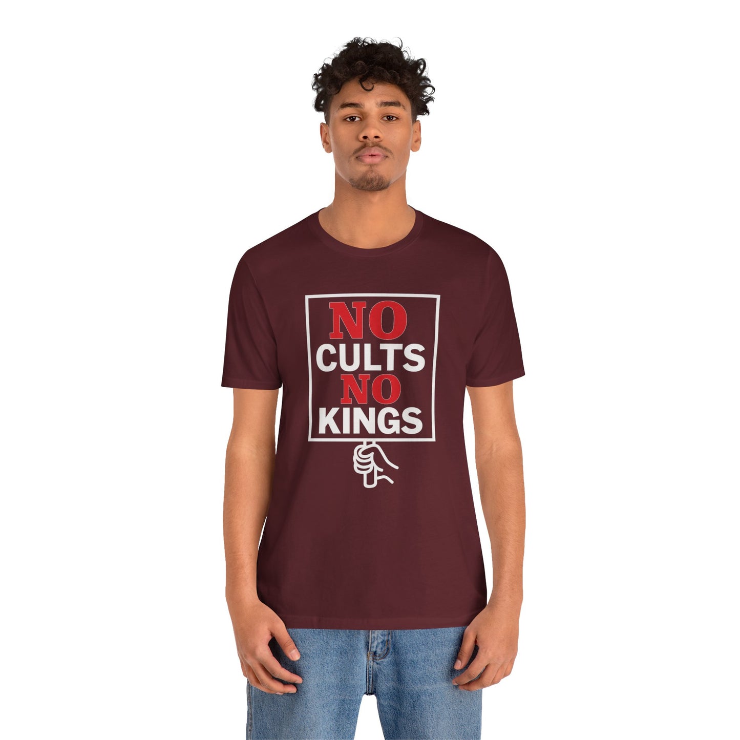 No Cults, No Kings – Unisex Protest Tee (Size XS-4XL)