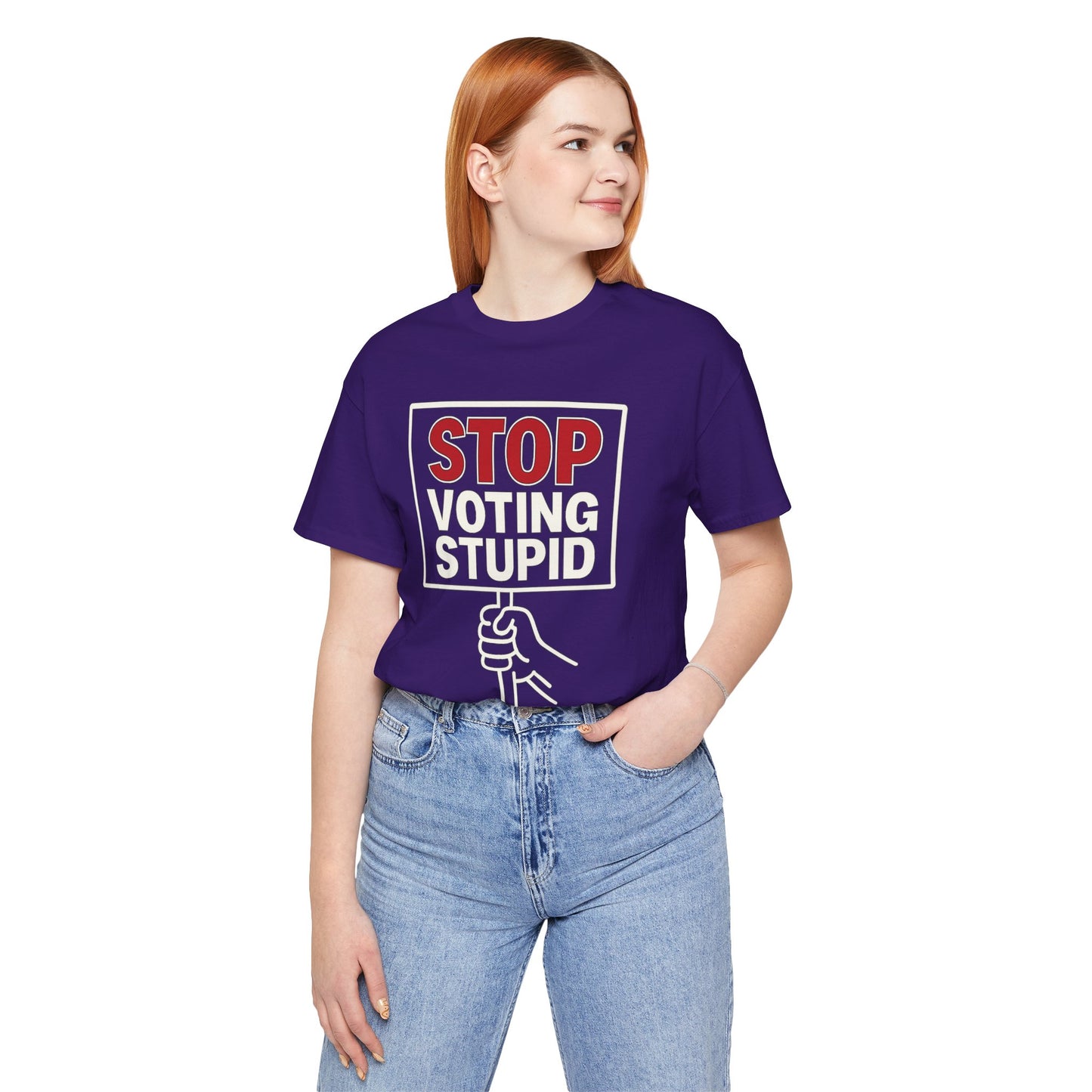 Stop Voting Stupid – Unisex Protest Tee (Size XS-4XL)