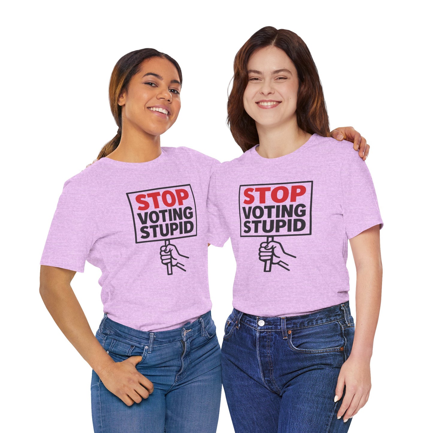 Stop Voting Stupid – Unisex Protest Tee (Size XS-4XL)