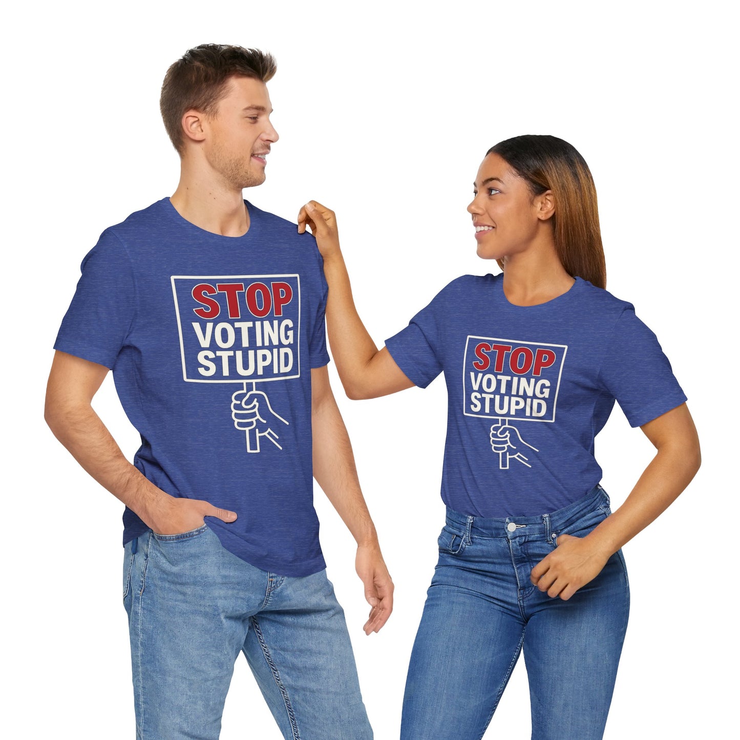 Stop Voting Stupid – Unisex Protest Tee (Size XS-4XL)