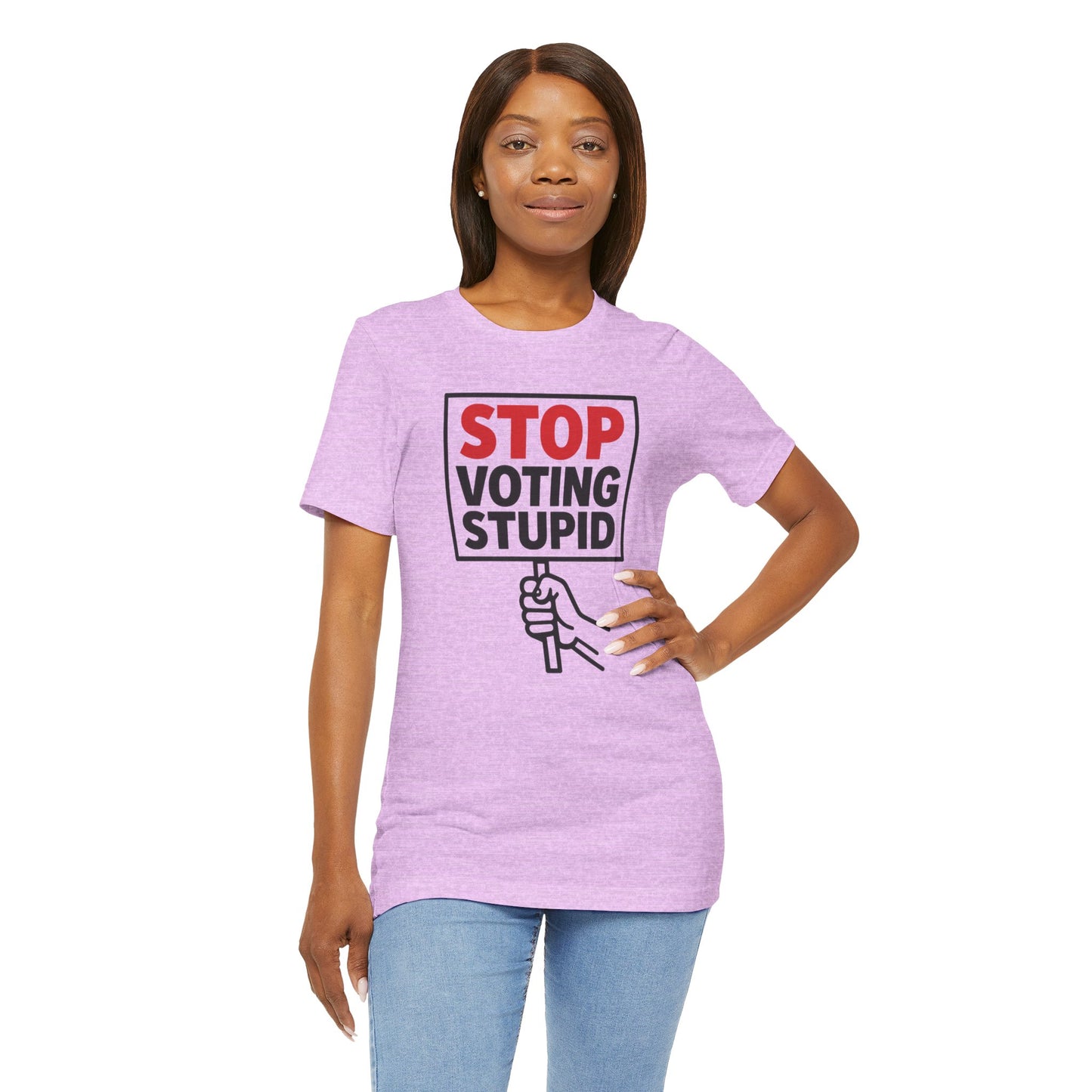 Stop Voting Stupid – Unisex Protest Tee (Size XS-4XL)