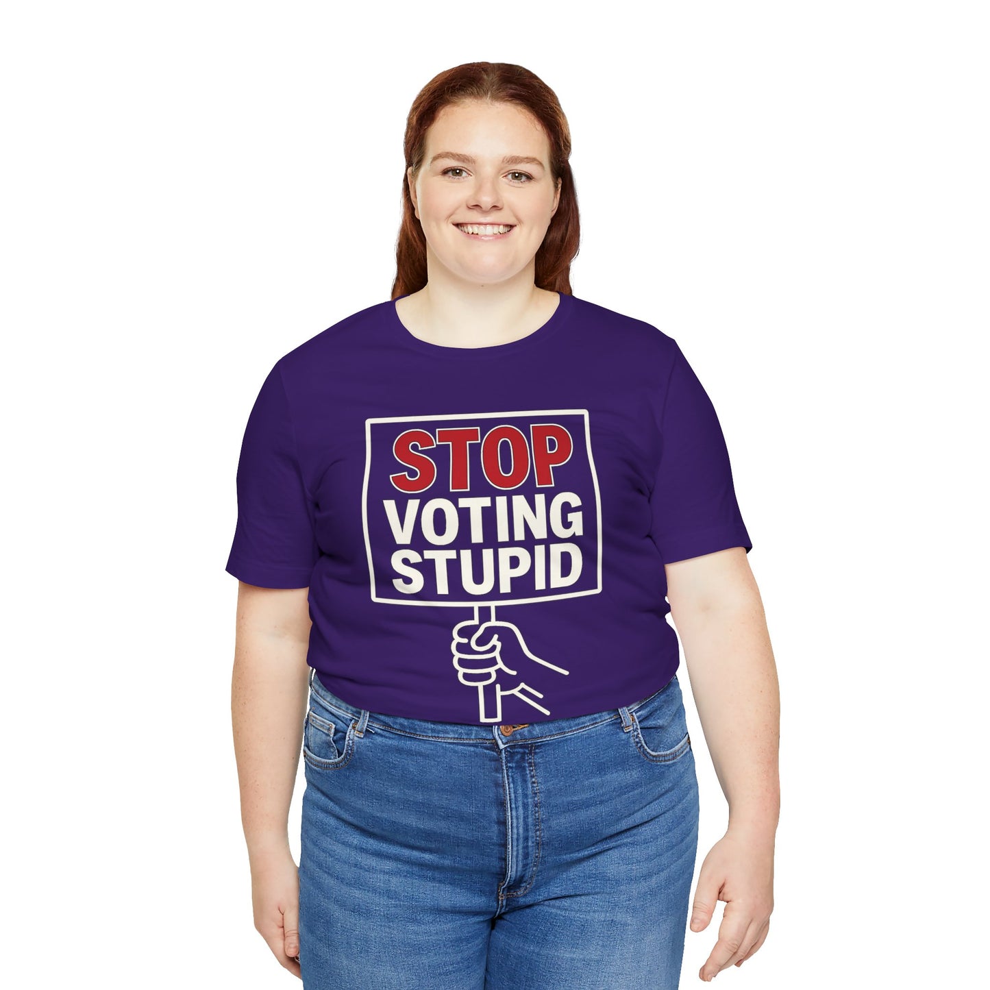 Stop Voting Stupid – Unisex Protest Tee (Size XS-4XL)