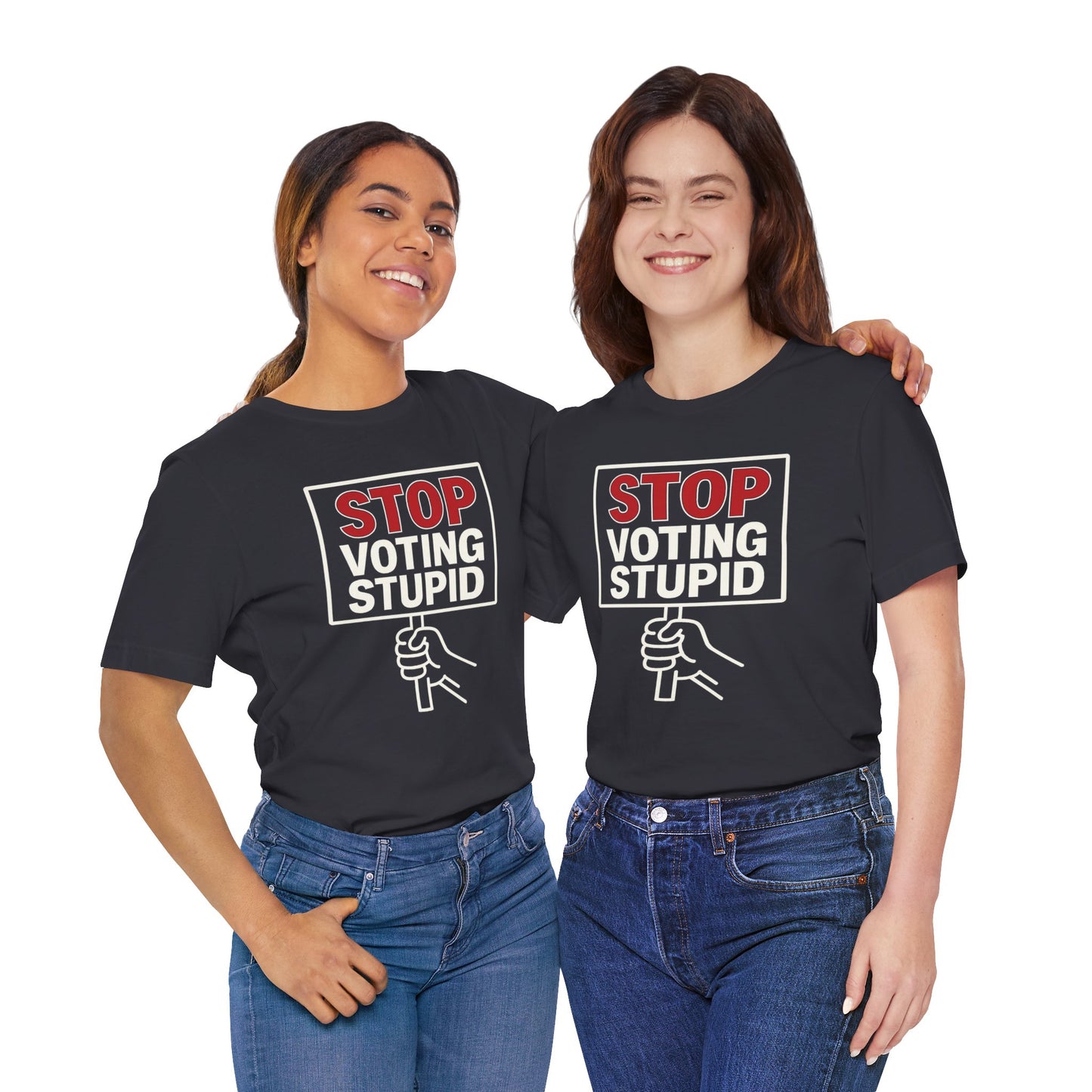 Stop Voting Stupid – Unisex Protest Tee (Size XS-4XL)