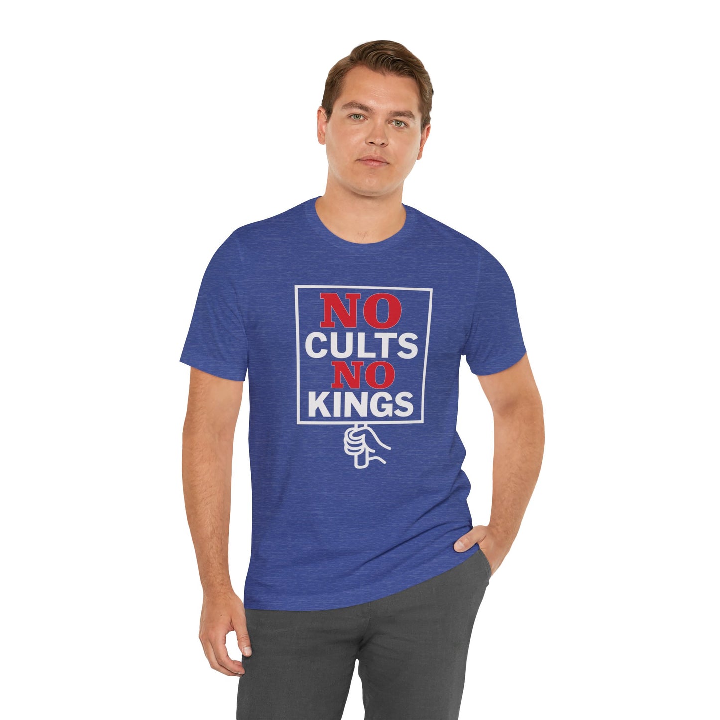 No Cults, No Kings – Unisex Protest Tee (Size XS-4XL)