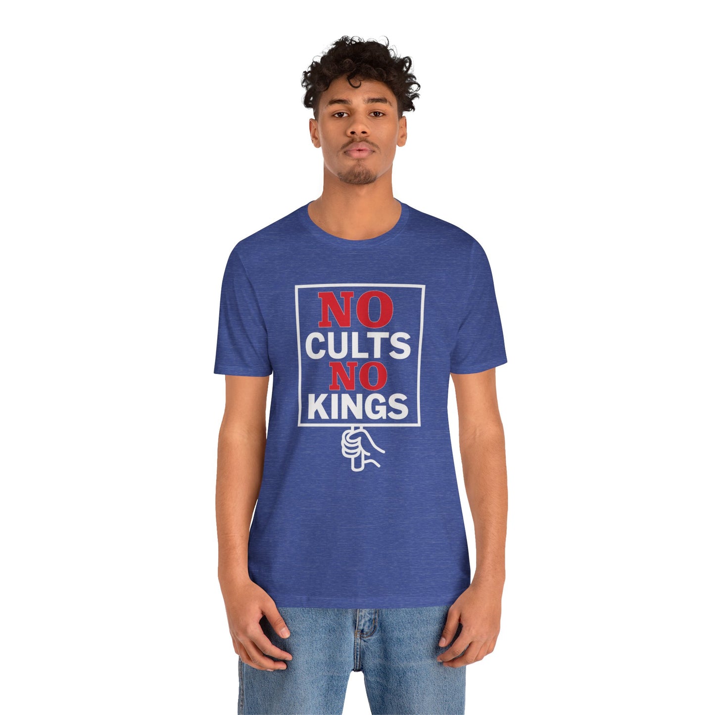 No Cults, No Kings – Unisex Protest Tee (Size XS-4XL)