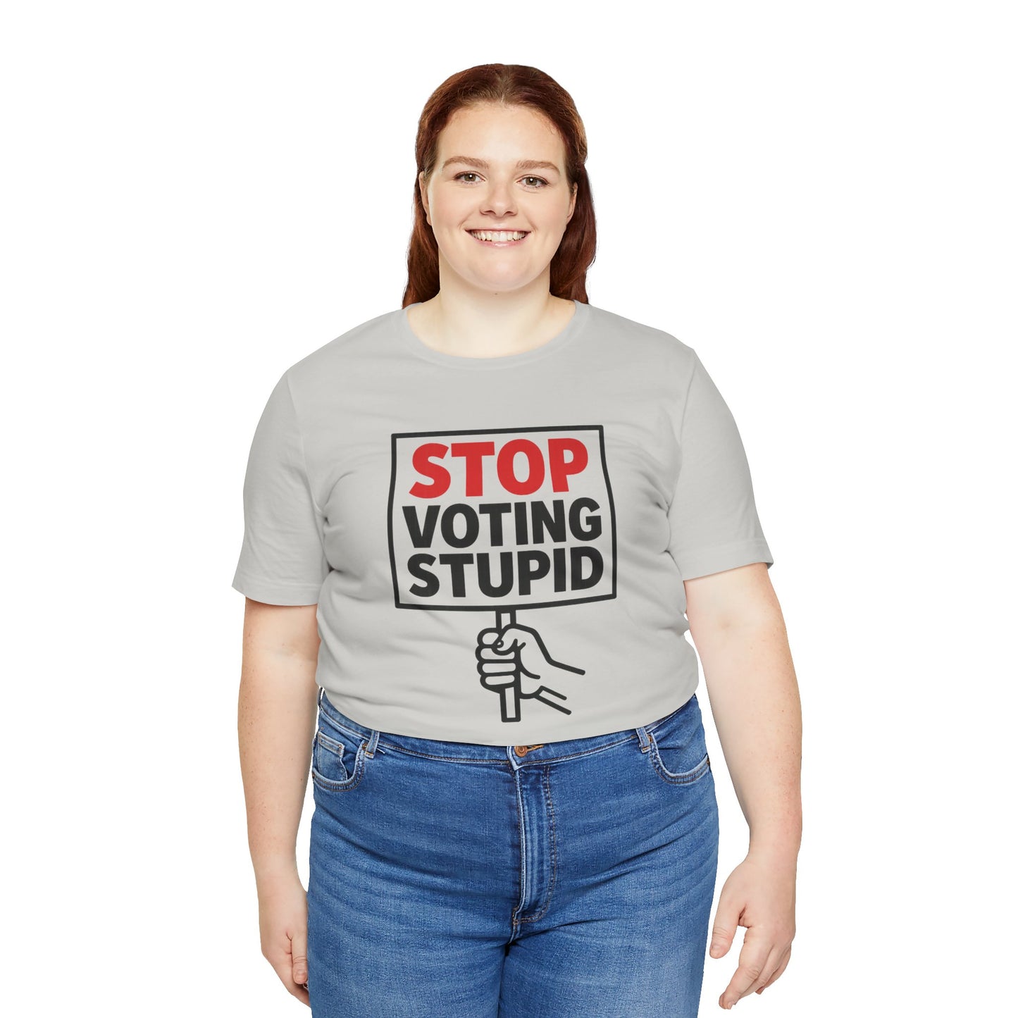 Stop Voting Stupid – Unisex Protest Tee (Size XS-4XL)