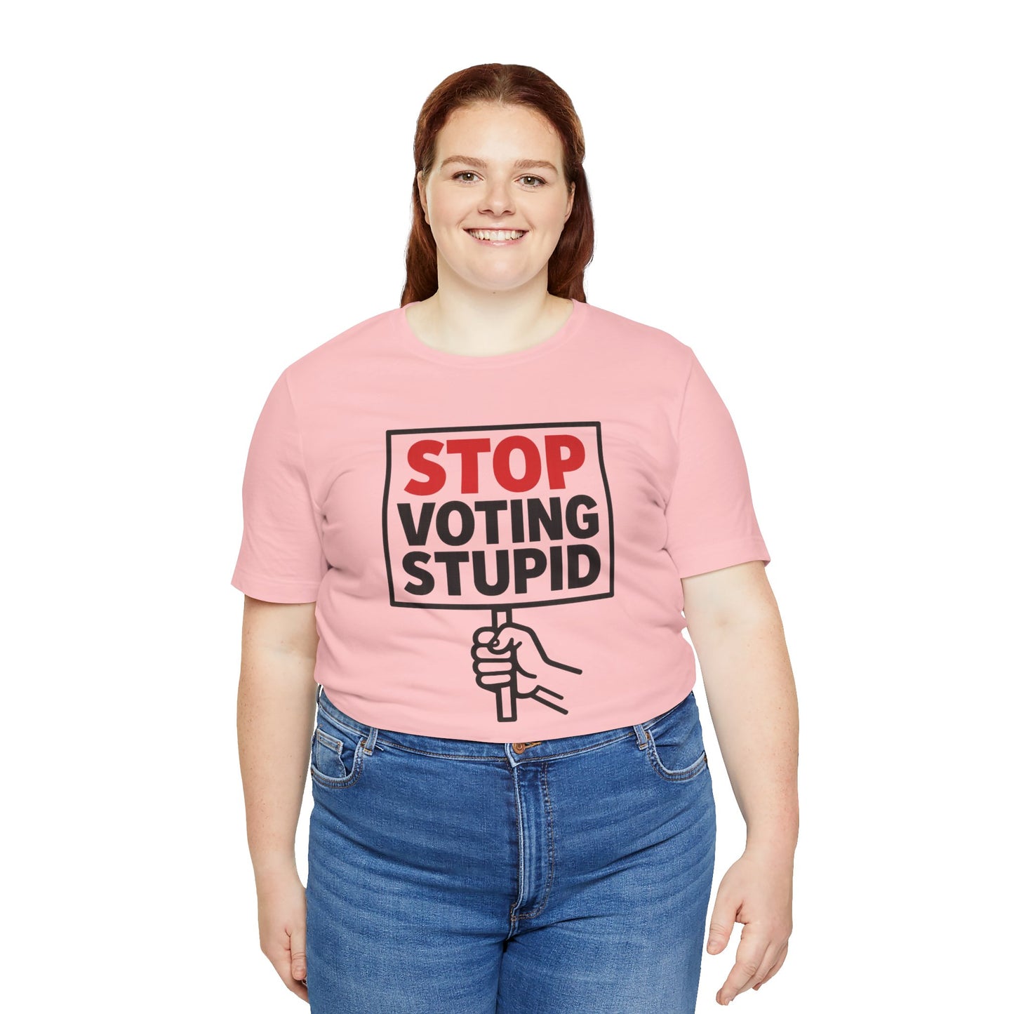 Stop Voting Stupid – Unisex Protest Tee (Size XS-4XL)