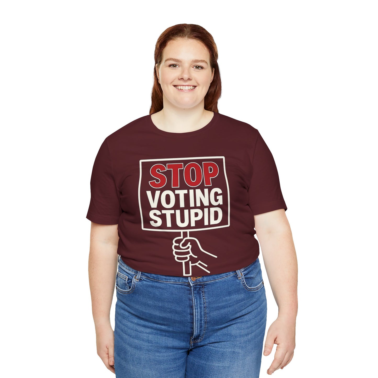 Stop Voting Stupid – Unisex Protest Tee (Size XS-4XL)