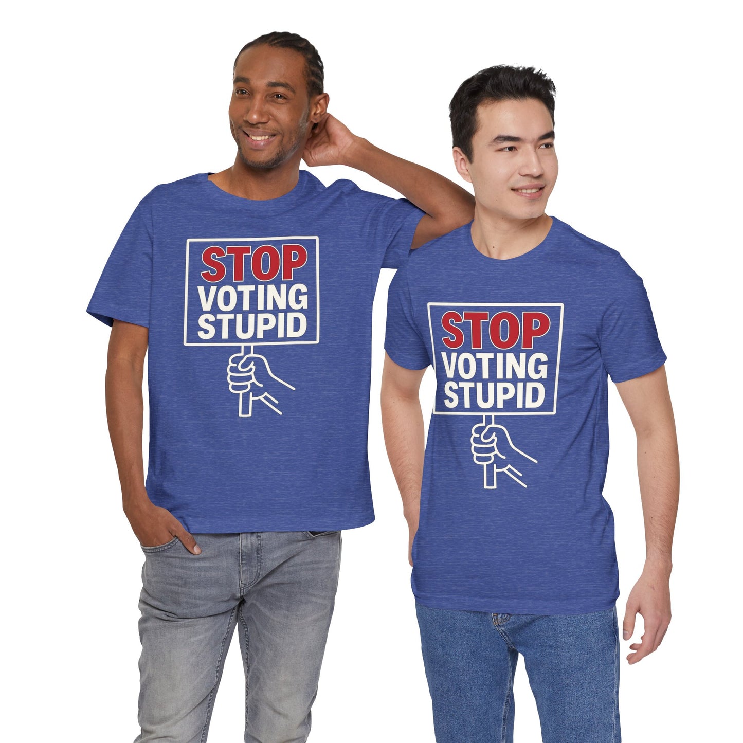 Stop Voting Stupid – Unisex Protest Tee (Size XS-4XL)