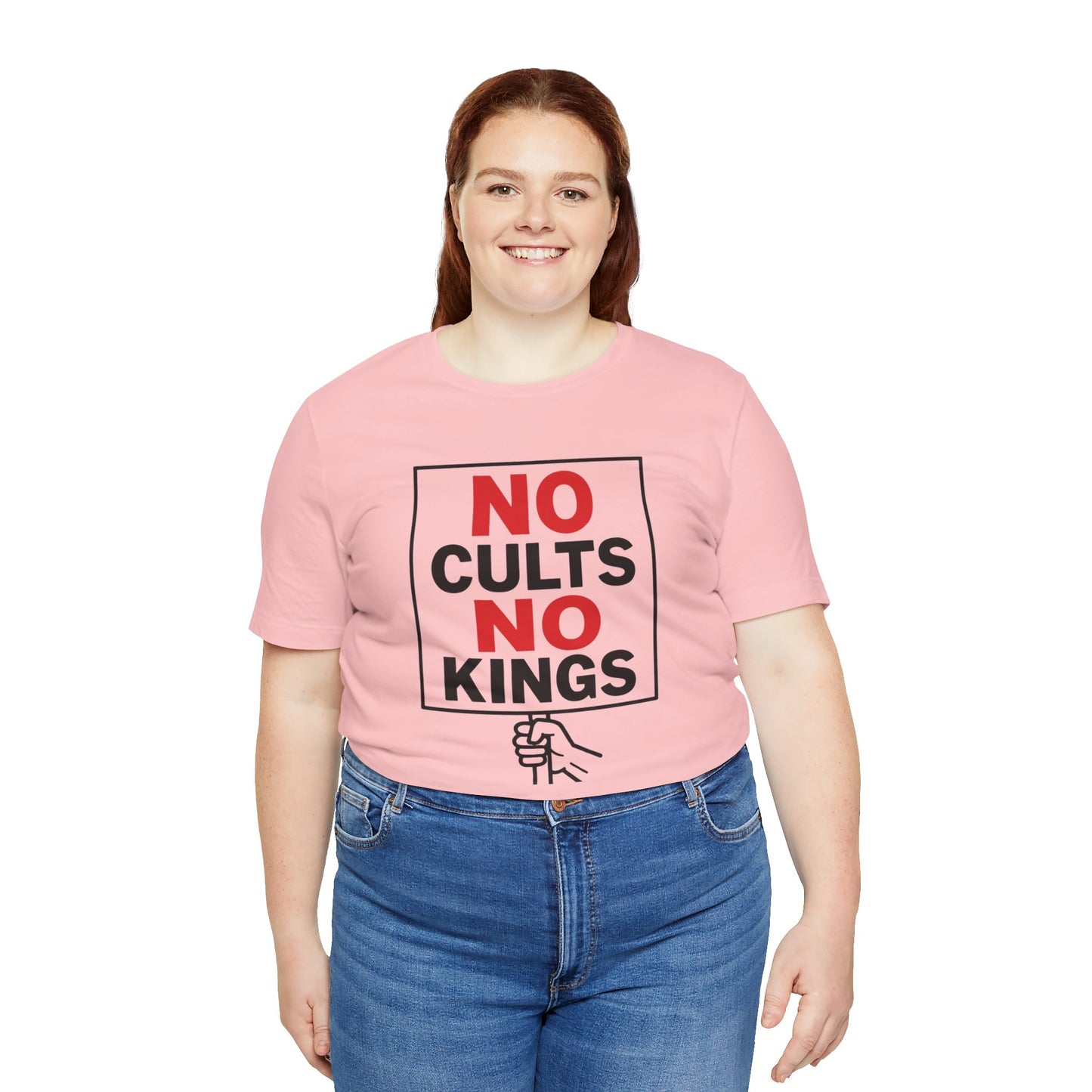 No Cults, No Kings – Unisex Protest Tee (Size XS-4XL)