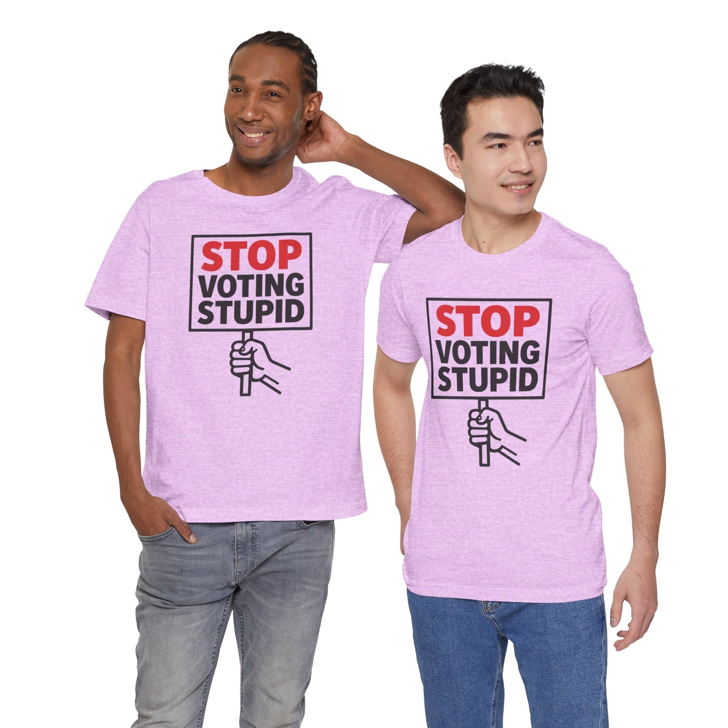 Stop Voting Stupid – Unisex Protest Tee (Size XS-4XL)