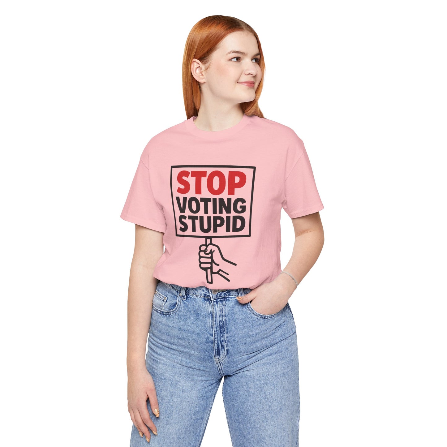 Stop Voting Stupid – Unisex Protest Tee (Size XS-4XL)