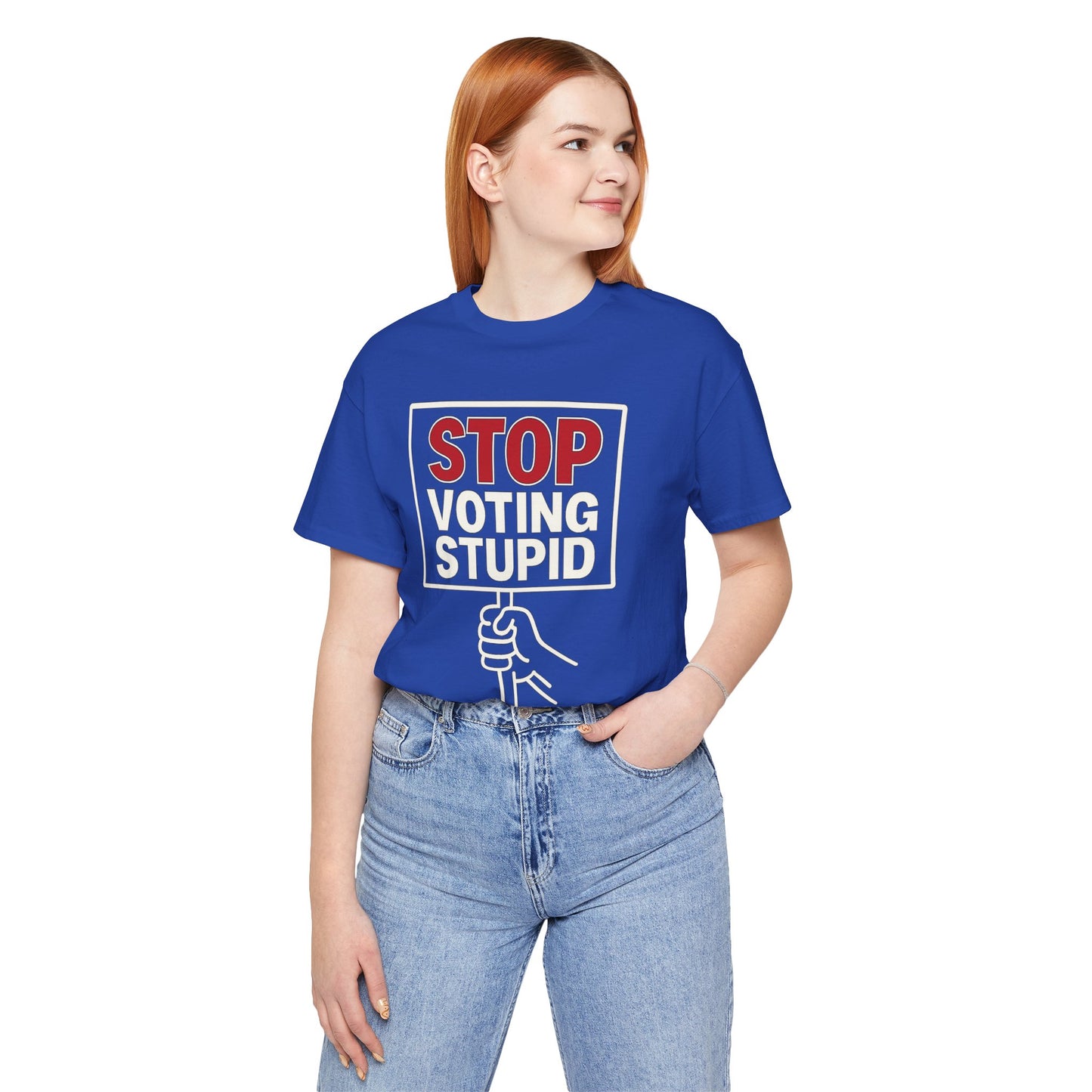 Stop Voting Stupid – Unisex Protest Tee (Size XS-4XL)
