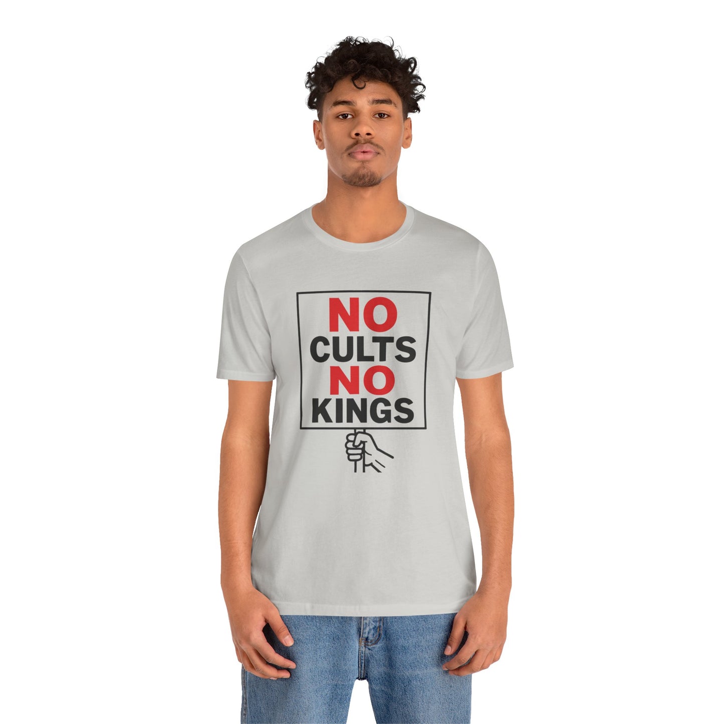 No Cults, No Kings – Unisex Protest Tee (Size XS-4XL)