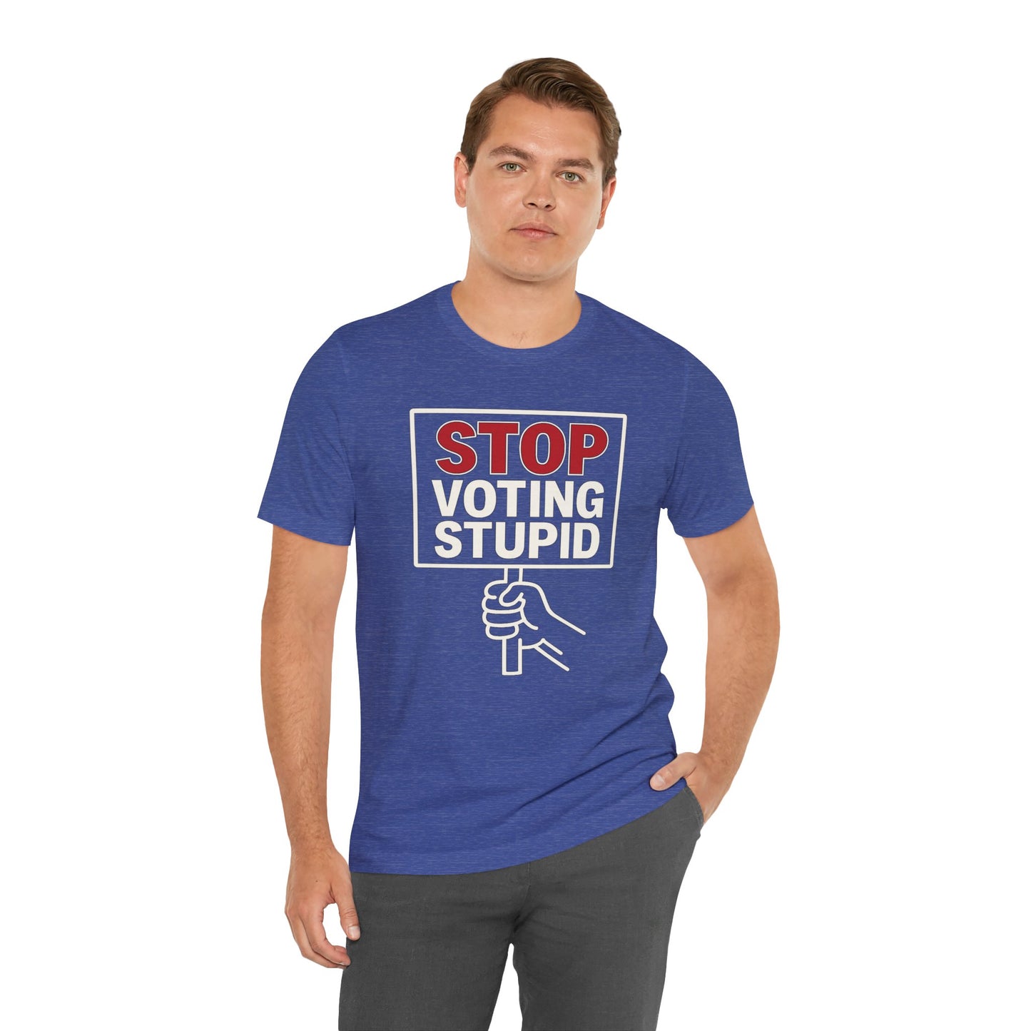 Stop Voting Stupid – Unisex Protest Tee (Size XS-4XL)