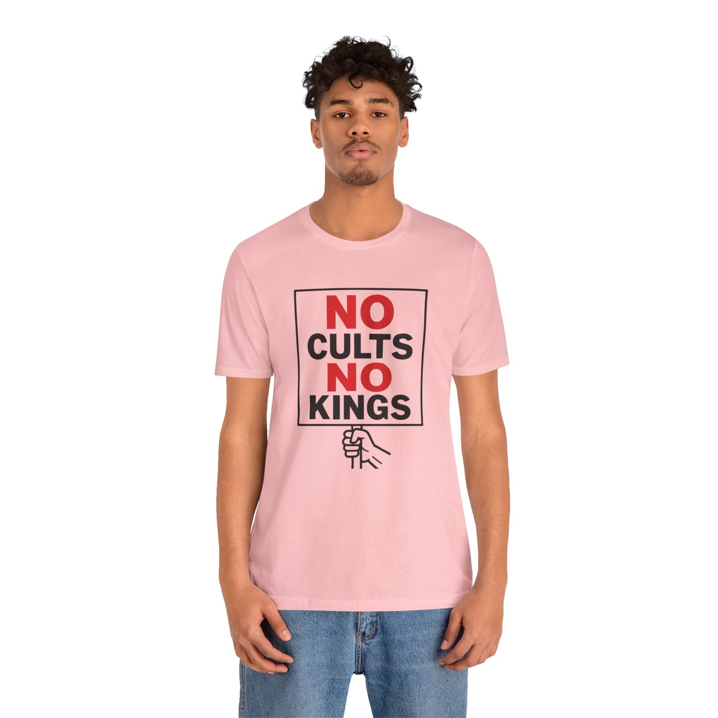 No Cults, No Kings – Unisex Protest Tee (Size XS-4XL)