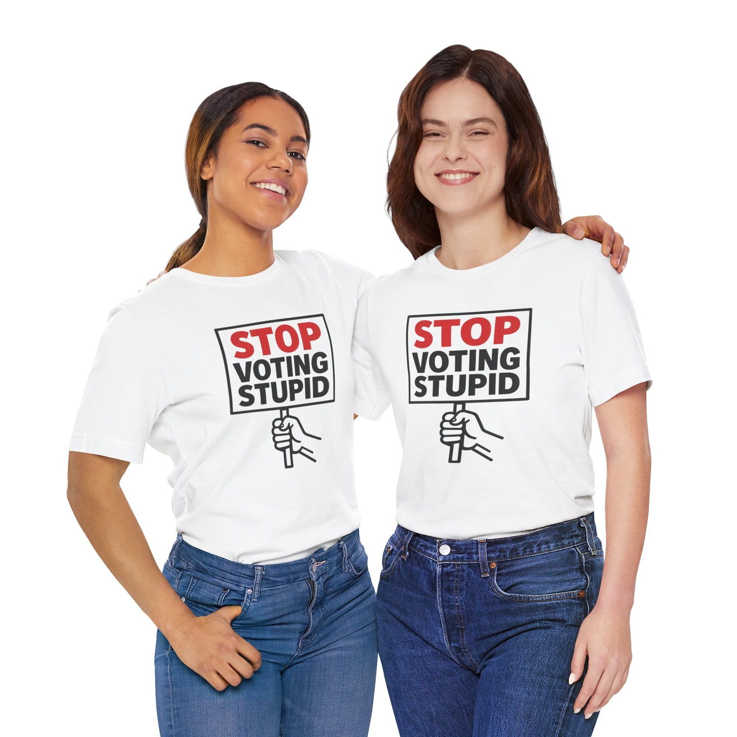 Stop Voting Stupid – Unisex Protest Tee (Size XS-4XL)
