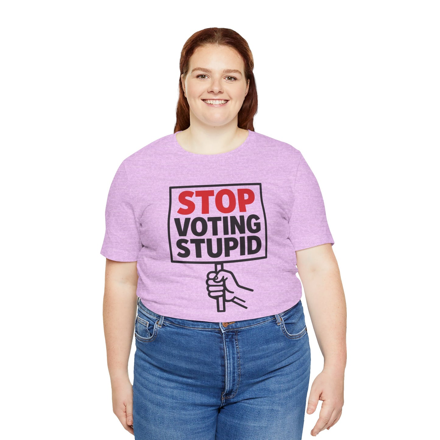 Stop Voting Stupid – Unisex Protest Tee (Size XS-4XL)