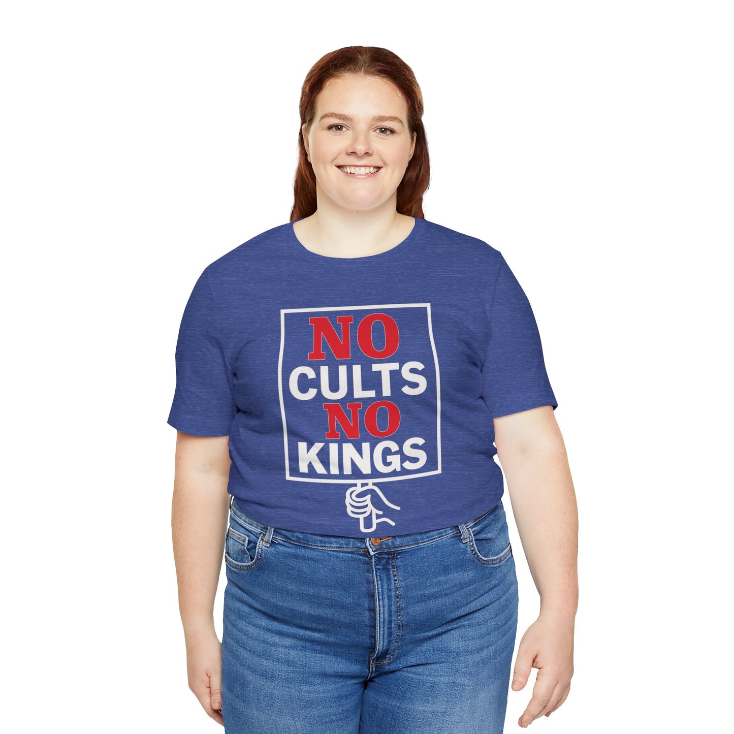 No Cults, No Kings – Unisex Protest Tee (Size XS-4XL)