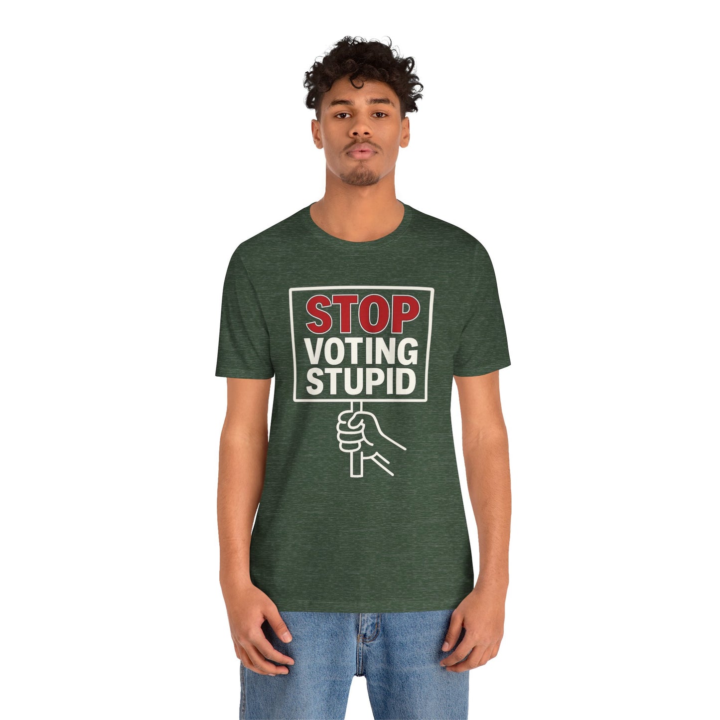 Stop Voting Stupid – Unisex Protest Tee (Size XS-4XL)