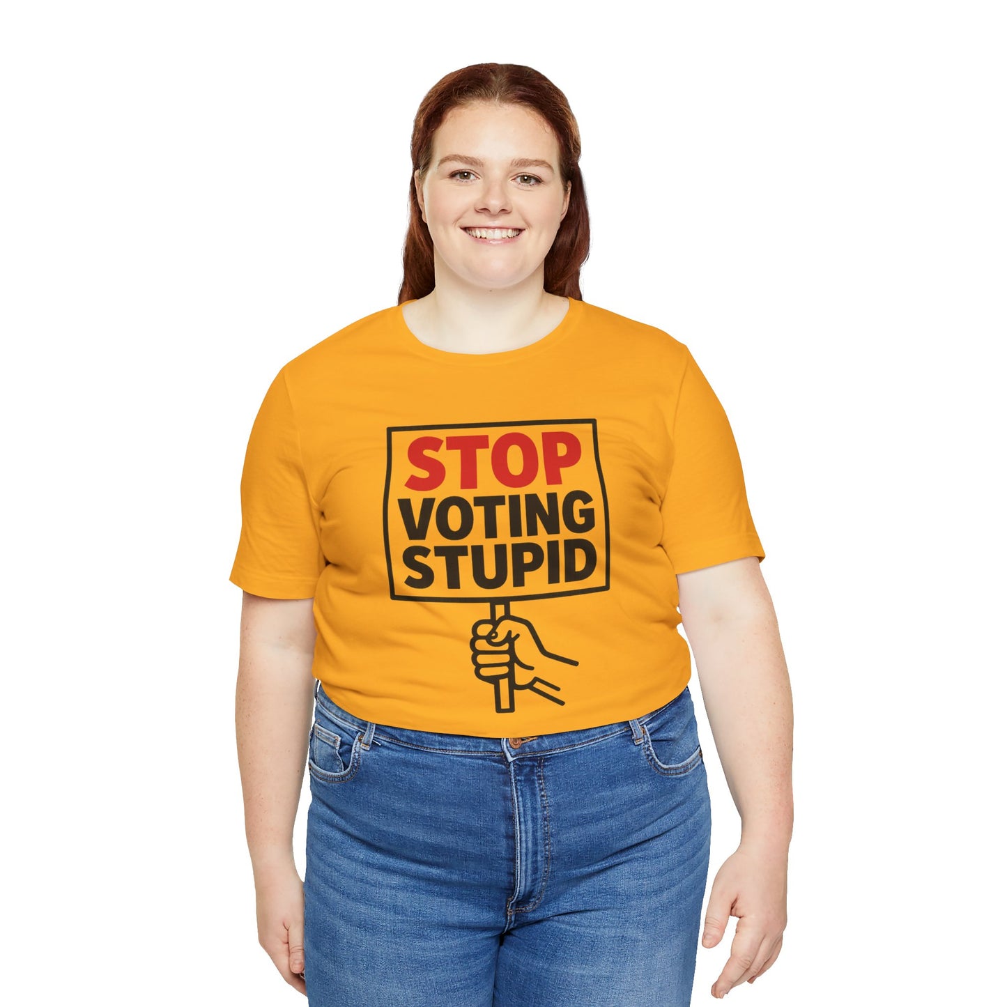 Stop Voting Stupid – Unisex Protest Tee (Size XS-4XL)