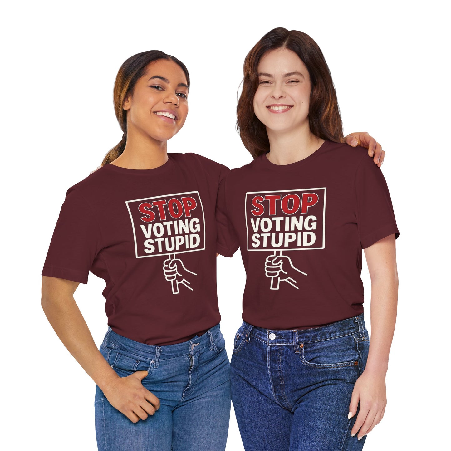 Stop Voting Stupid – Unisex Protest Tee (Size XS-4XL)