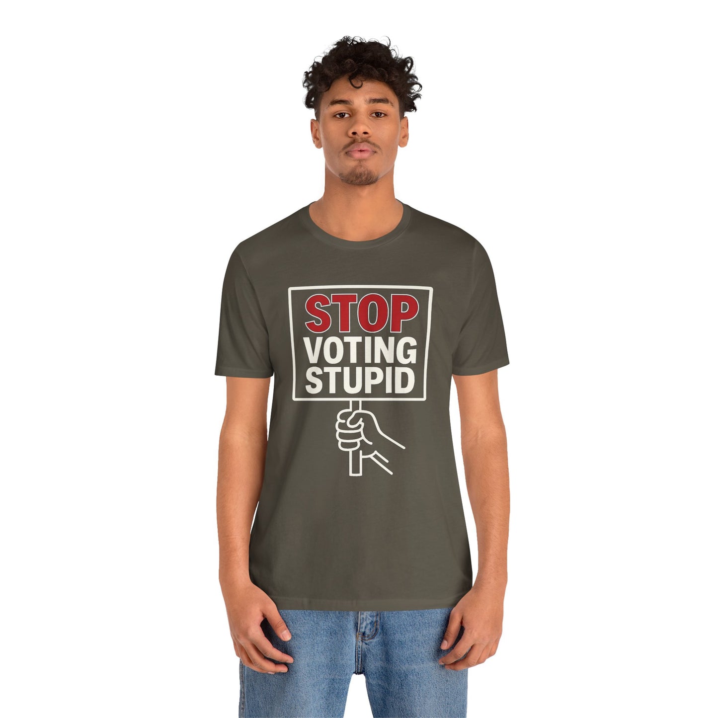 Stop Voting Stupid – Unisex Protest Tee (Size XS-4XL)