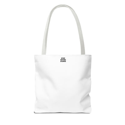Stop Voting Stupid – Activist Tote Bag - White