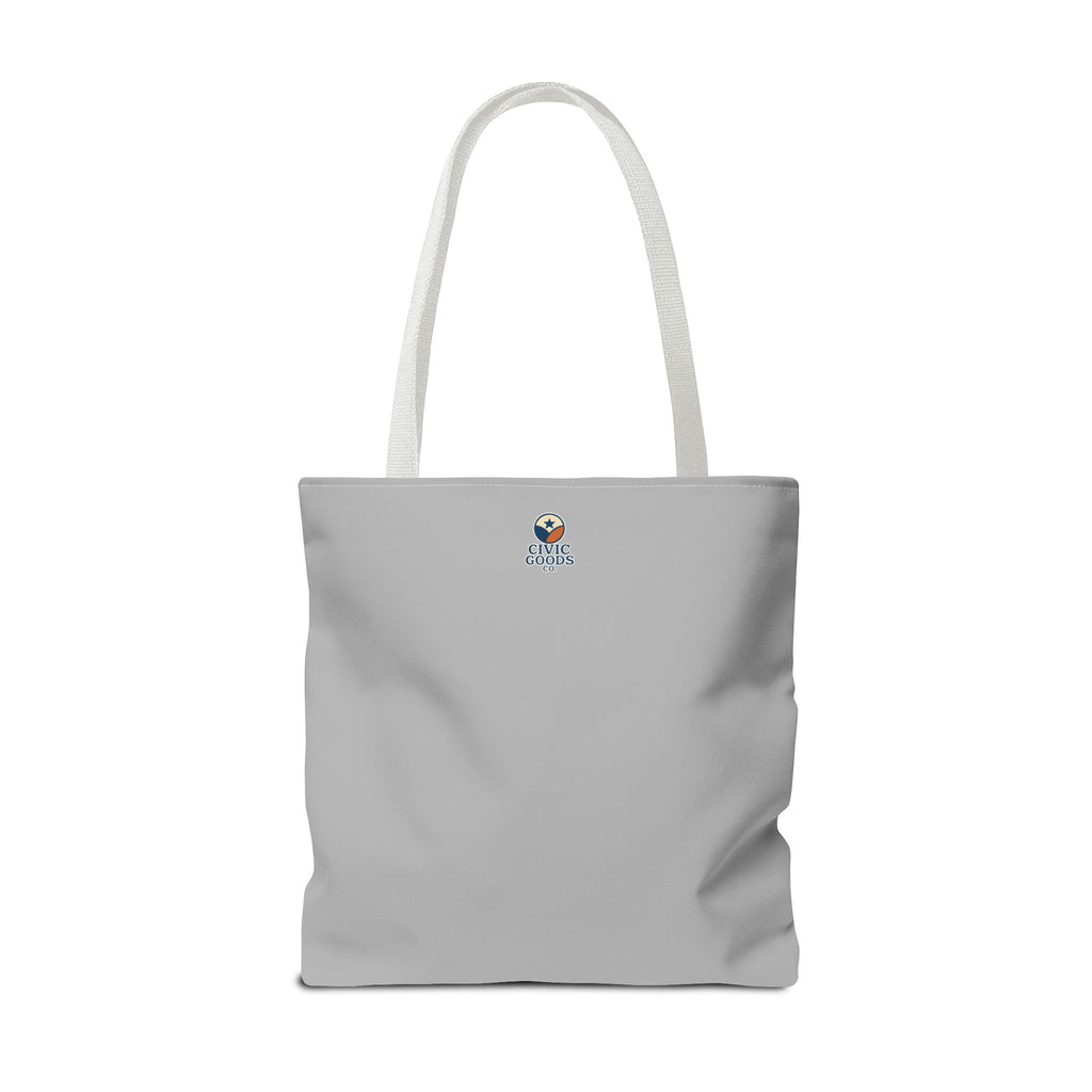 Earth Is For Everyone - Activist Tote Bag (Grey) | Civic Goods