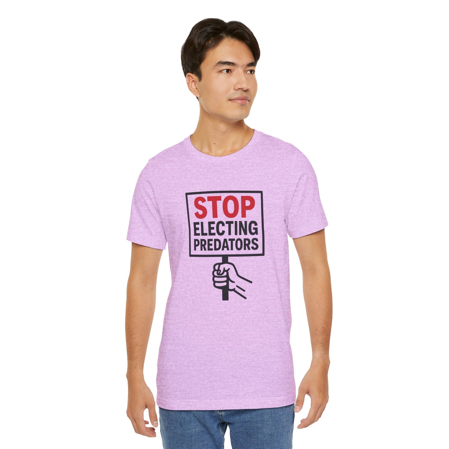 Stop Electing Predators – Unisex Protest Tee (Size XS-4XL)