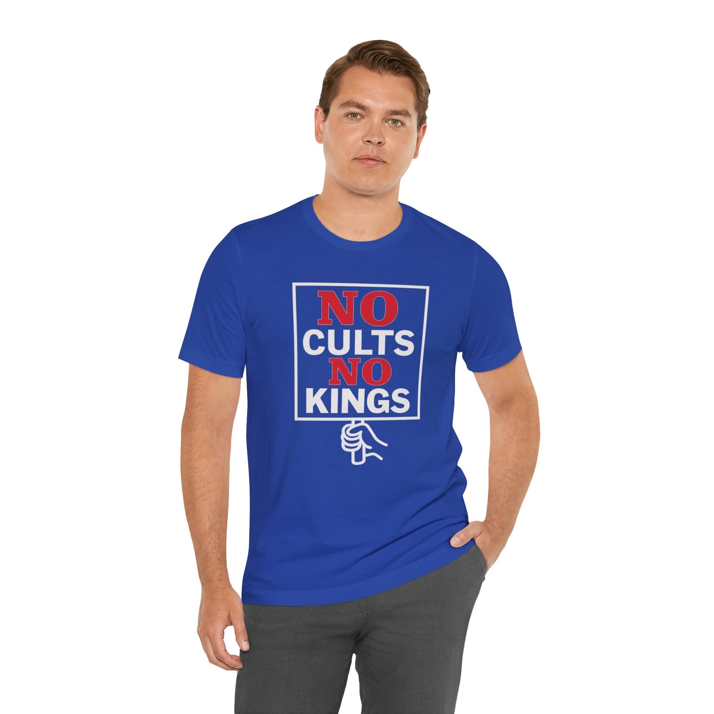 No Cults, No Kings – Unisex Protest Tee (Size XS-4XL)