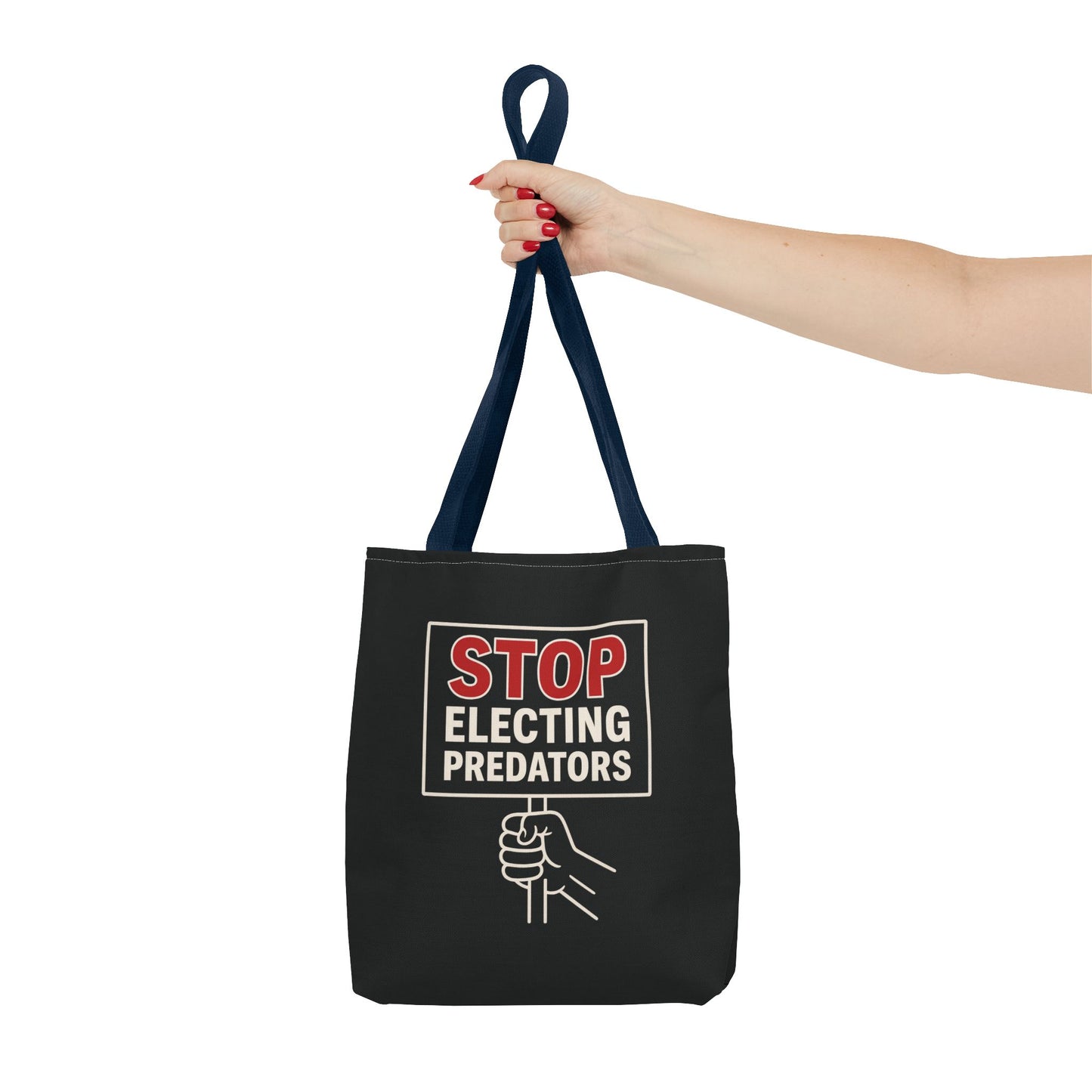 Stop Electing Predators – Activist Tote Bag - Black