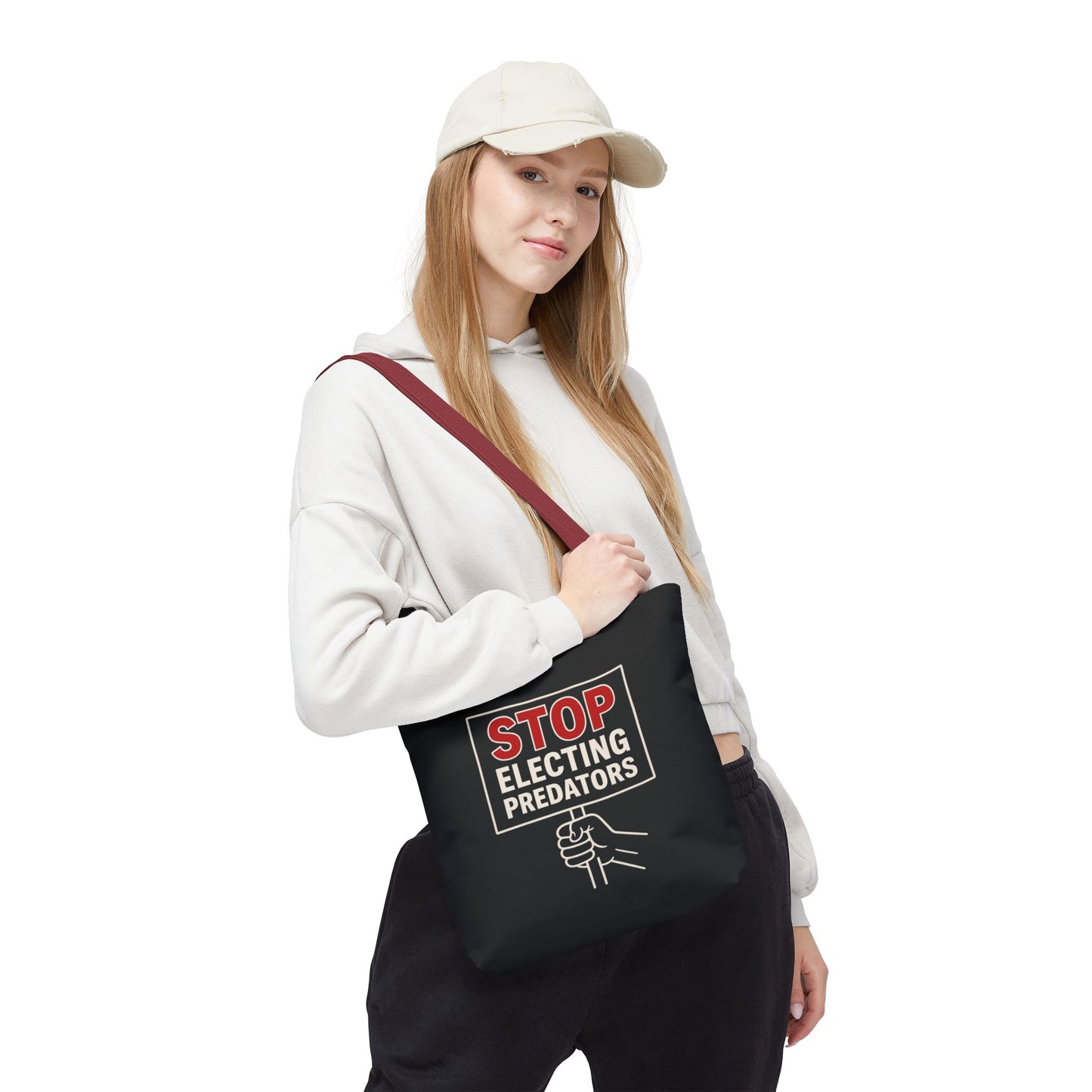 Stop Electing Predators – Activist Tote Bag - Black