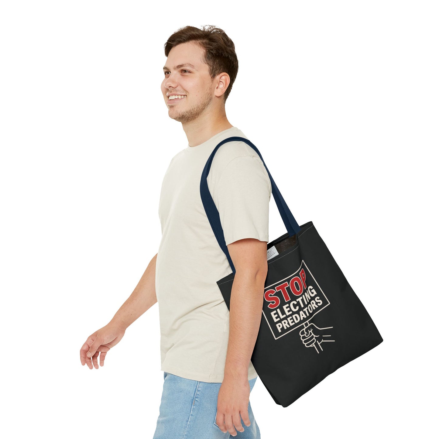 Stop Electing Predators – Activist Tote Bag - Black