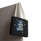 No Bans, Just Books - Activist Tote Bag (Black) | Civic Goods