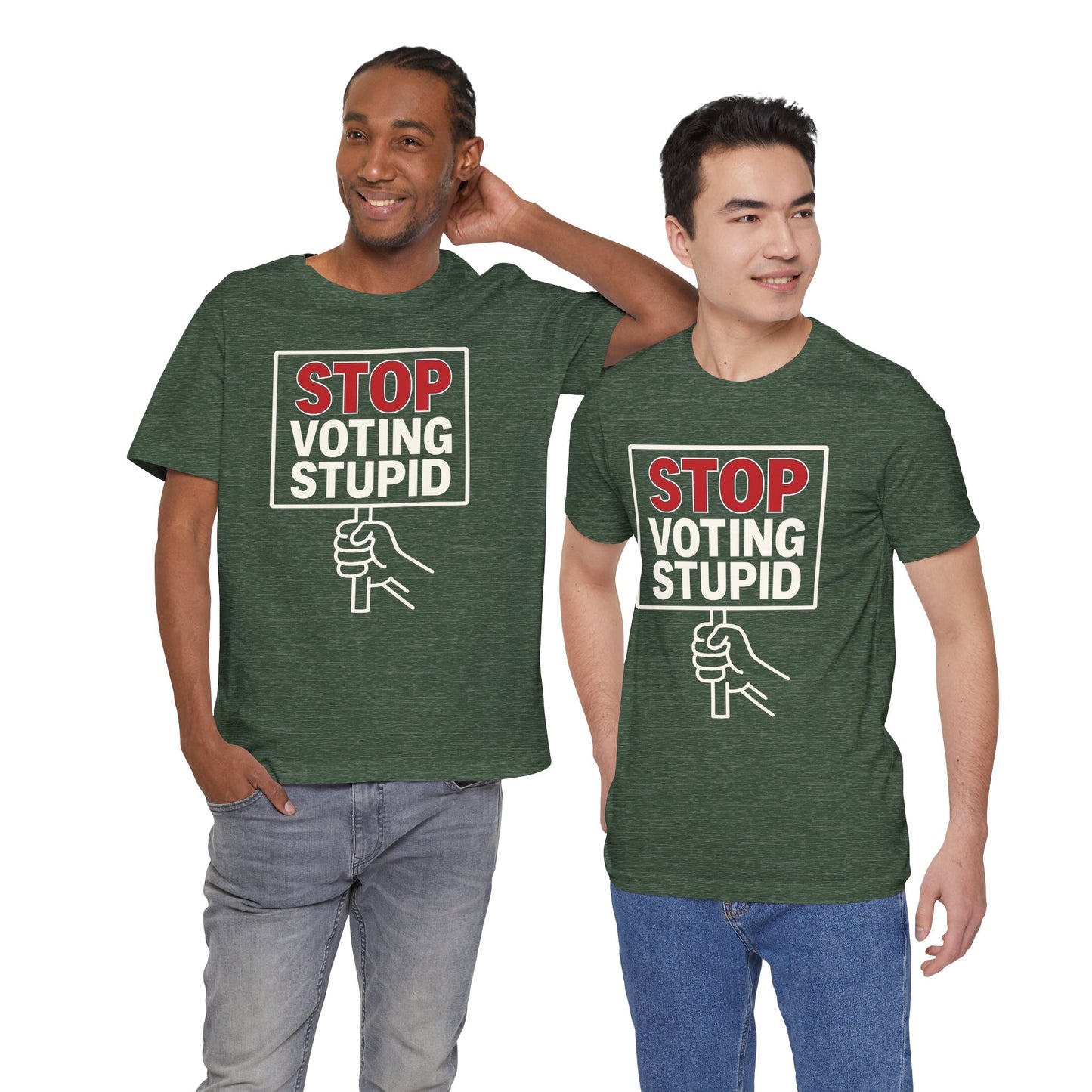 Stop Voting Stupid – Unisex Protest Tee (Size XS-4XL)