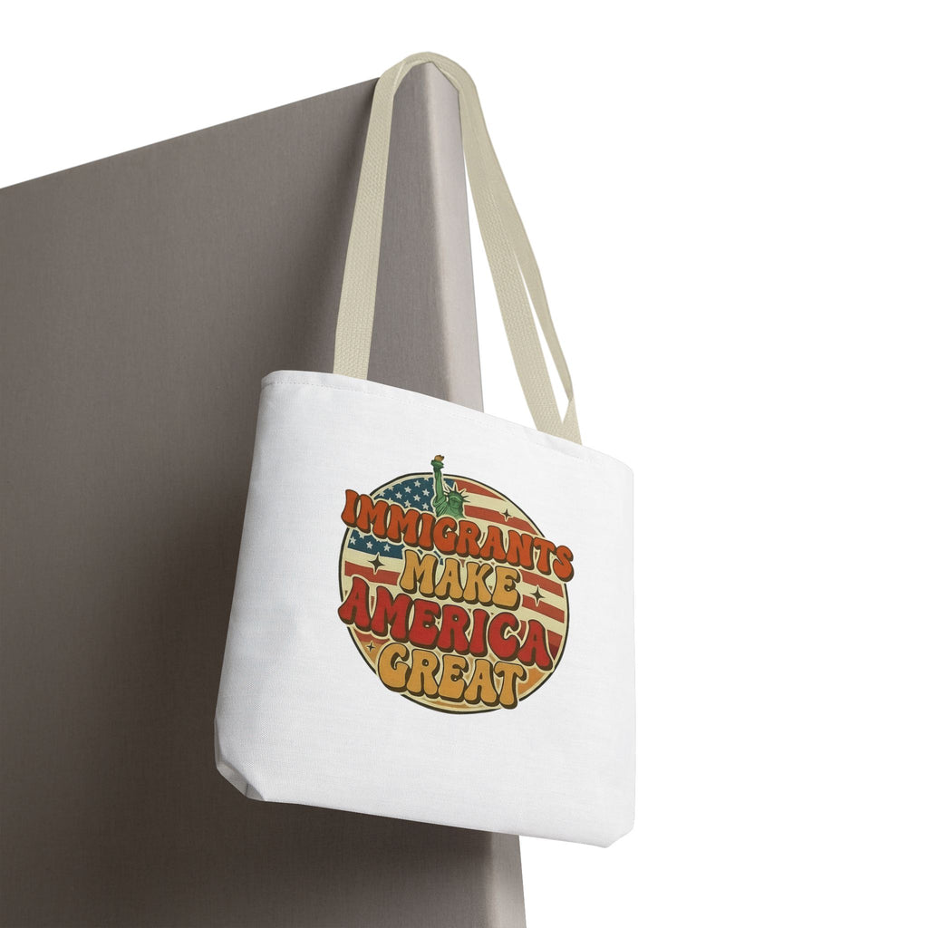 Immigrants Make America Great - Activist Tote Bag (White) | Civic Goods