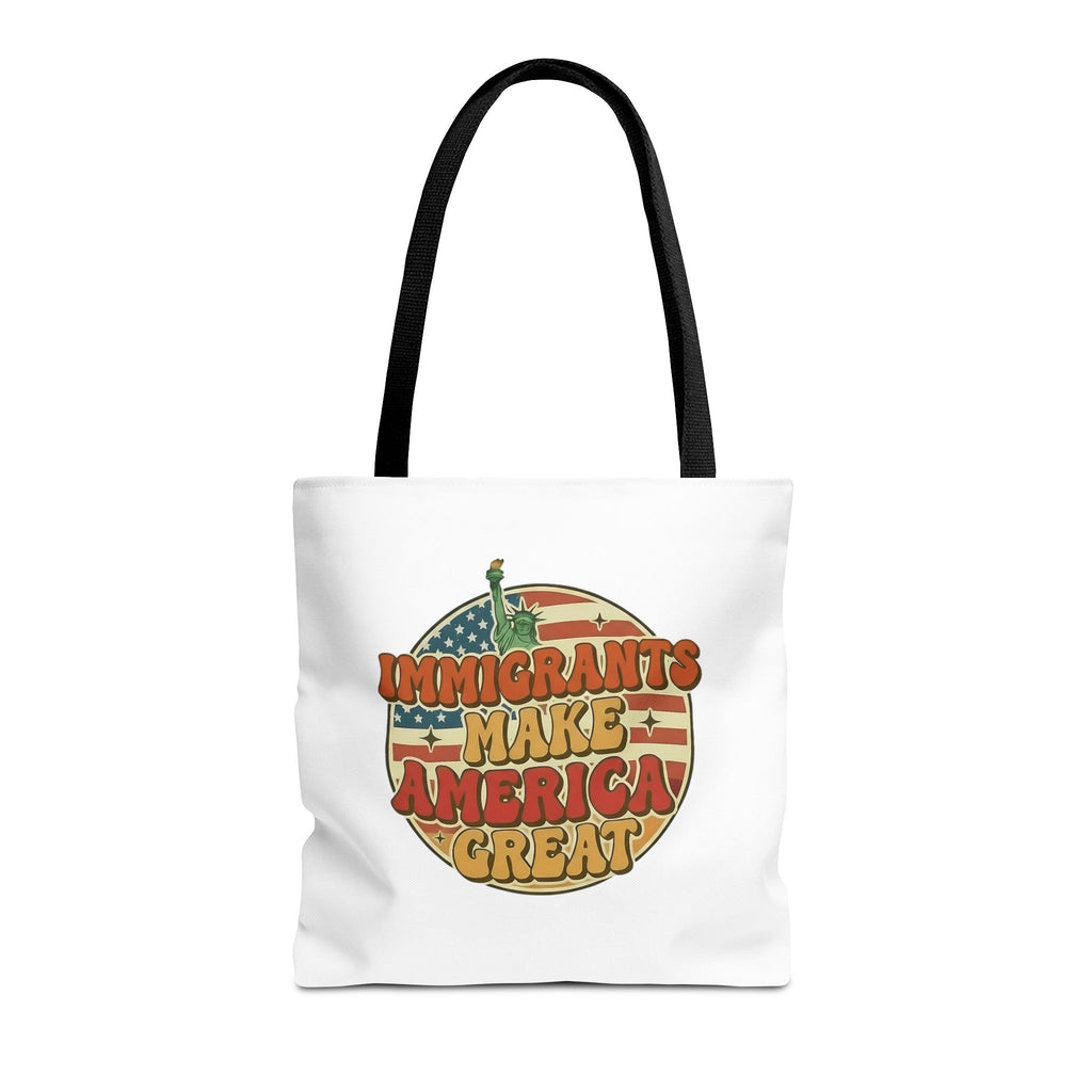 Immigrants Make America Great - Activist Tote Bag (White) | Civic Goods