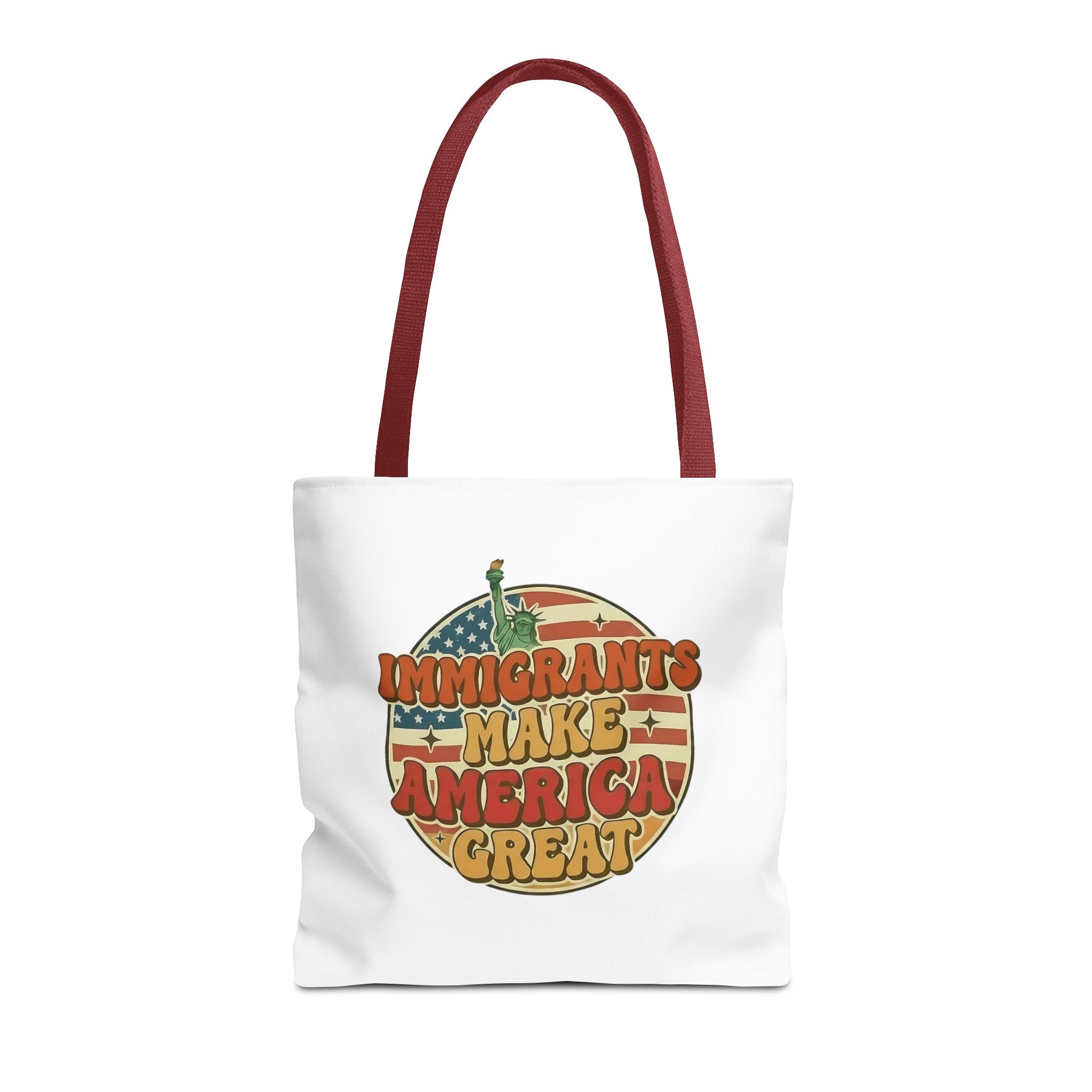Immigrants Make America Great - Activist Tote Bag (White) | Civic Goods