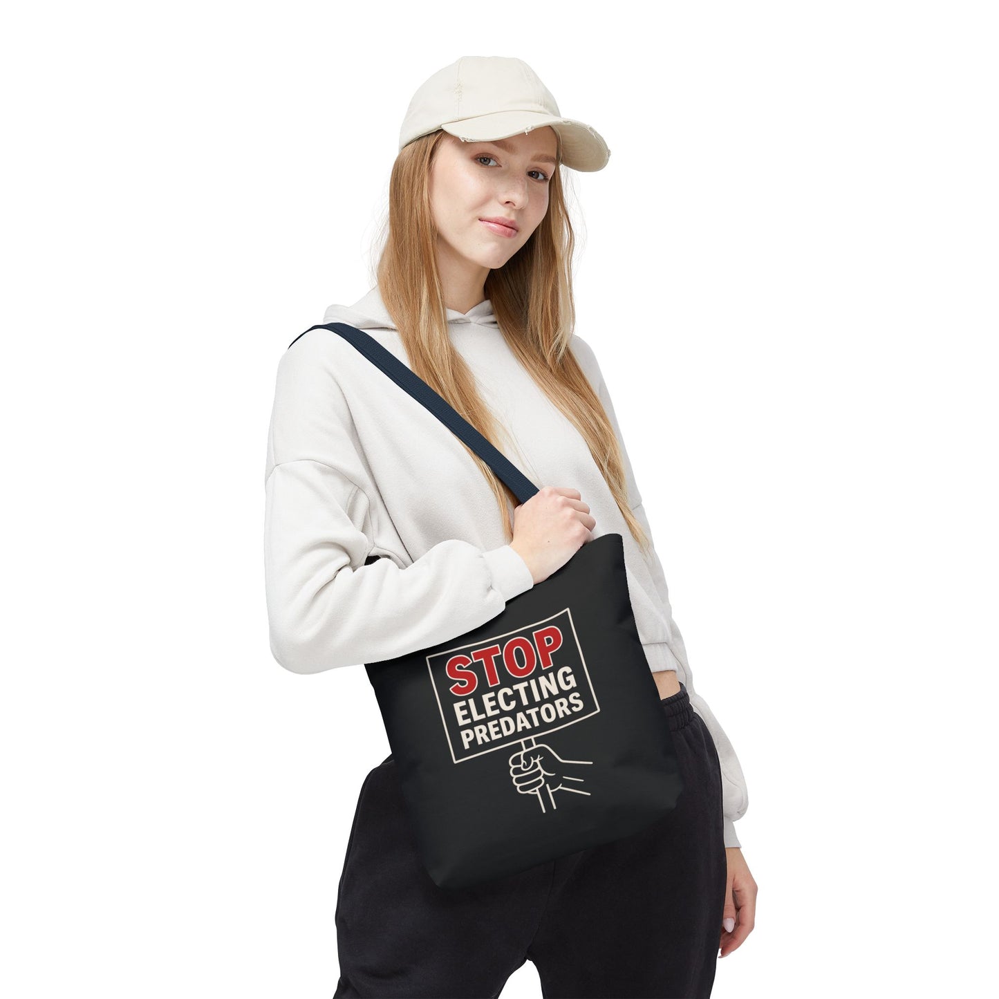 Stop Electing Predators – Activist Tote Bag - Black