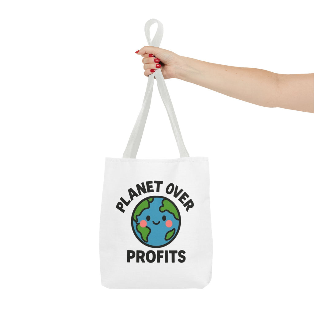 Planet Over Profits Design - Activist Tote Bag (Unisex) | Civic Goods