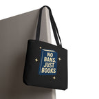 No Bans, Just Books - Activist Tote Bag (Black) | Civic Goods