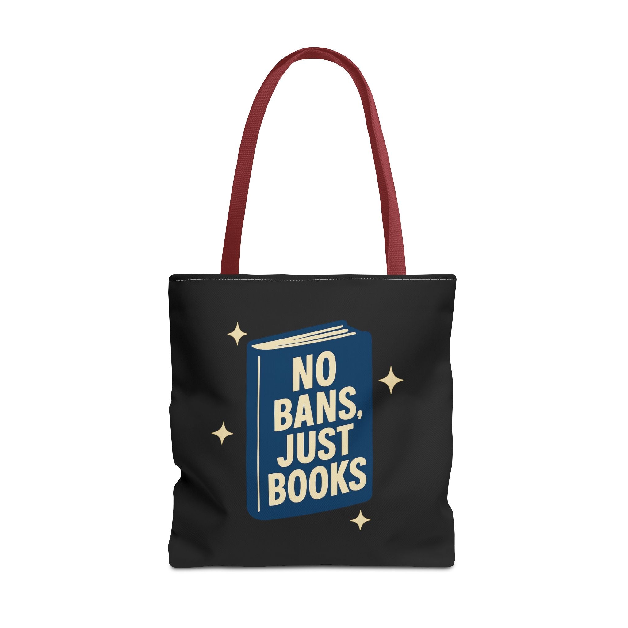 No Bans, Just Books - Activist Tote Bag (Black) | Civic Goods