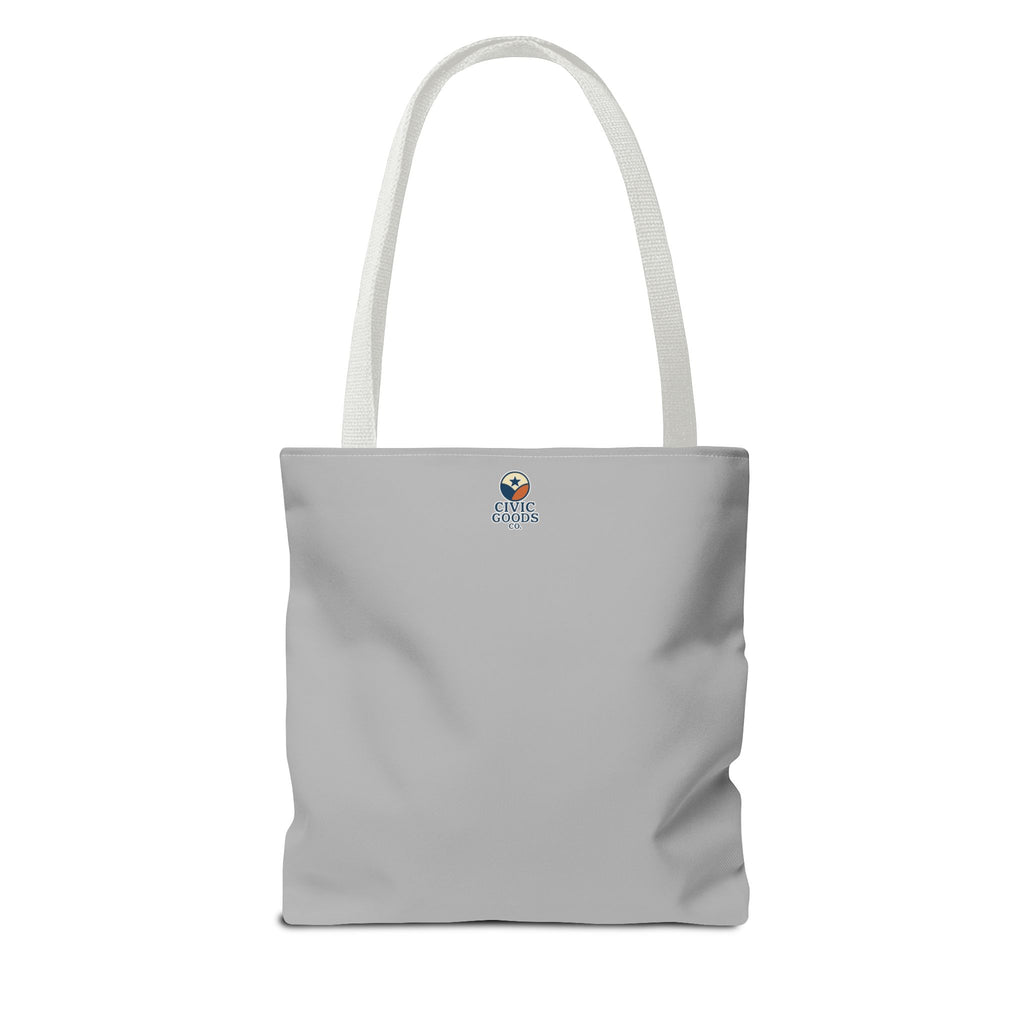 Earth Is For Everyone - Activist Tote Bag (Grey) | Civic Goods