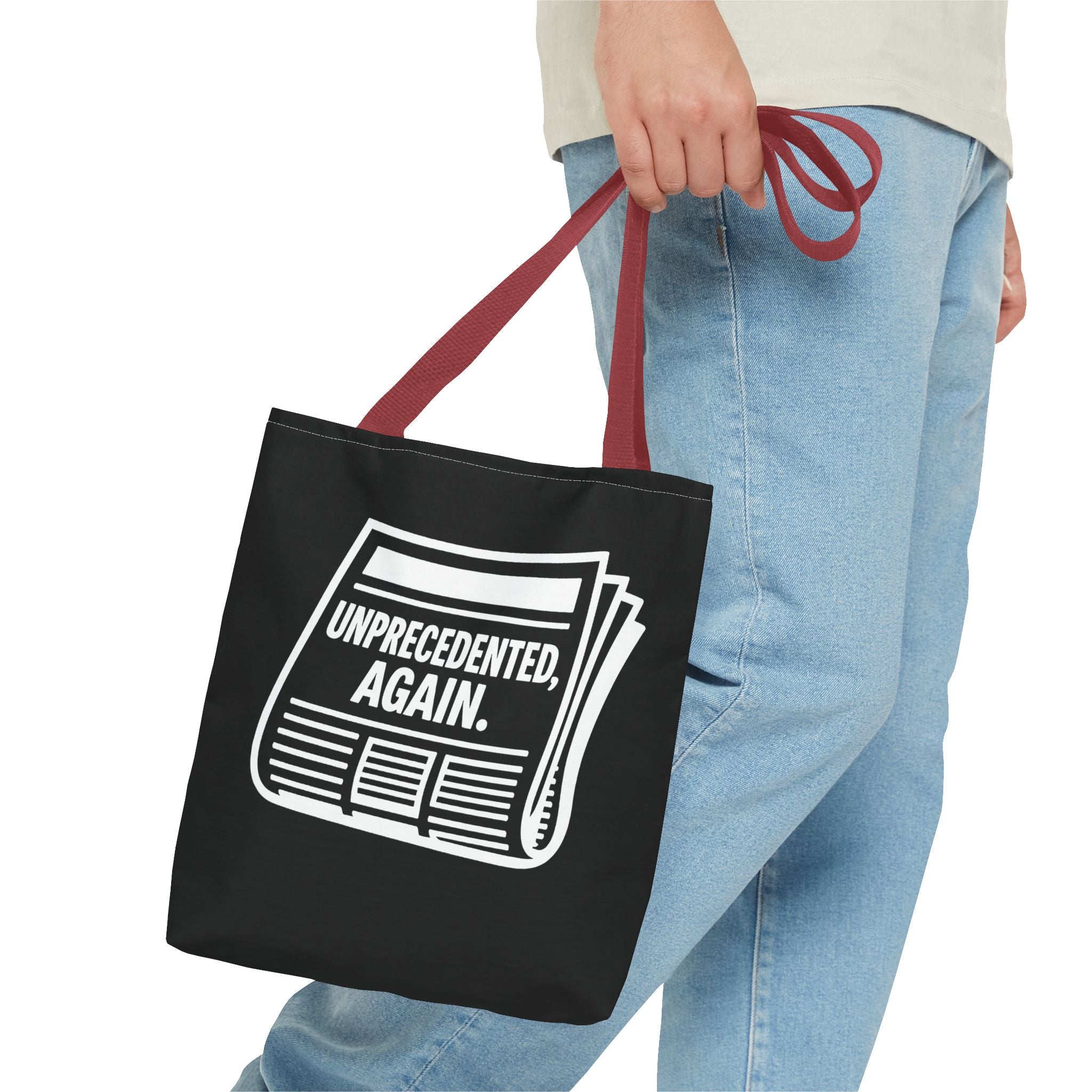 Unprecedented Again - Activist Tote Bag (Black) | Civic Goods